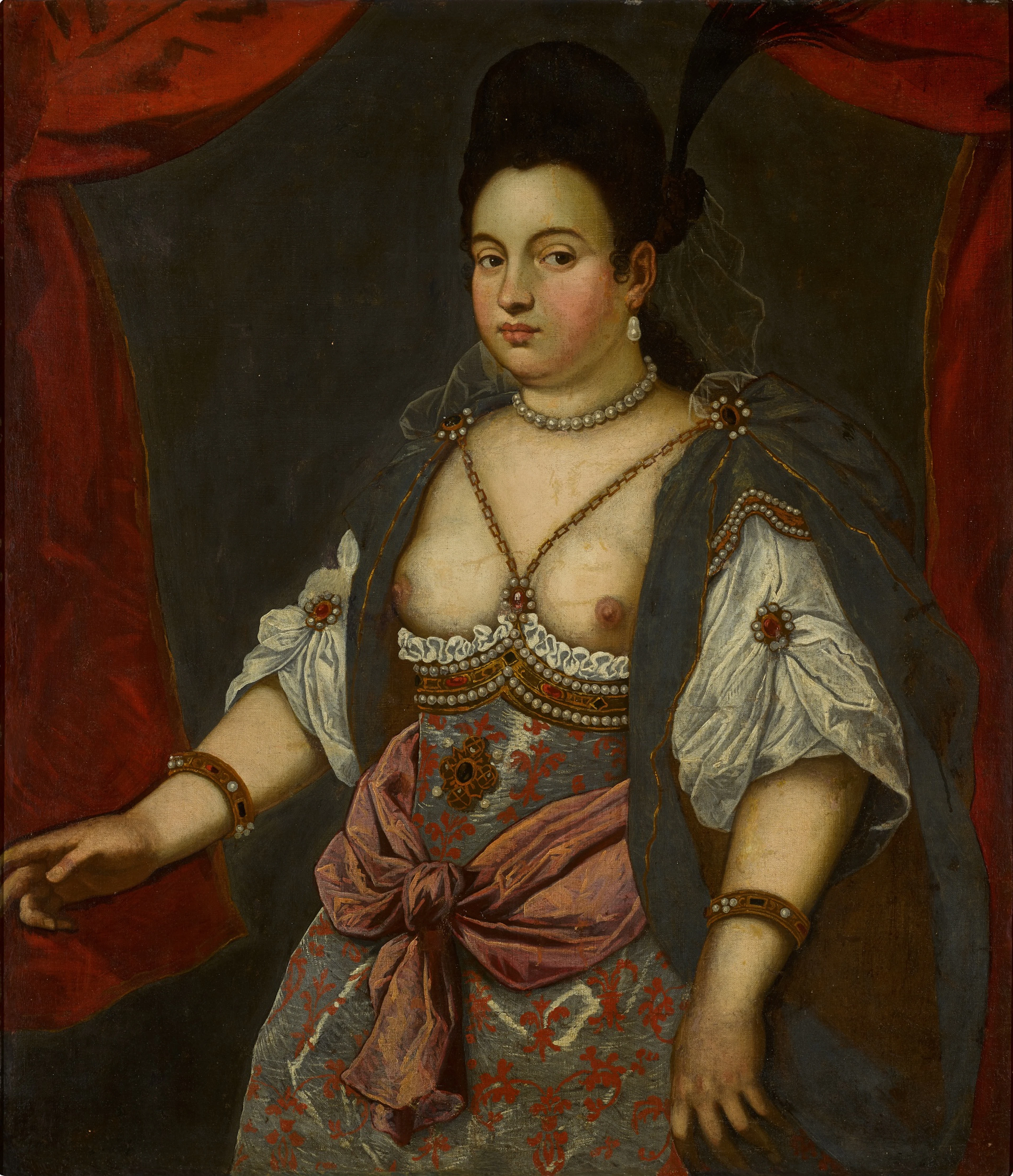 Portrait of a courtesa