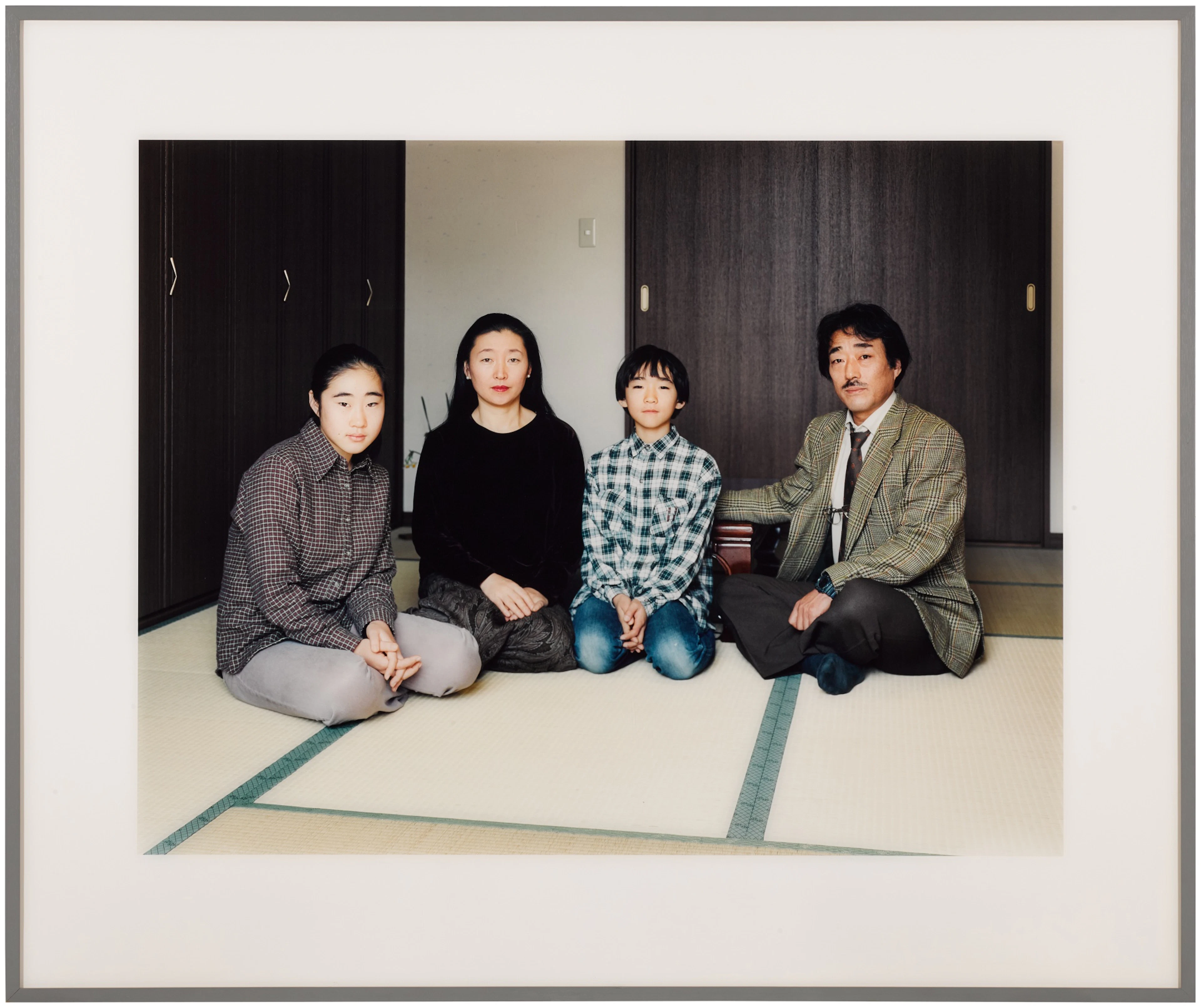 The Okutsu Family in Tatami Room, Yamaguchi