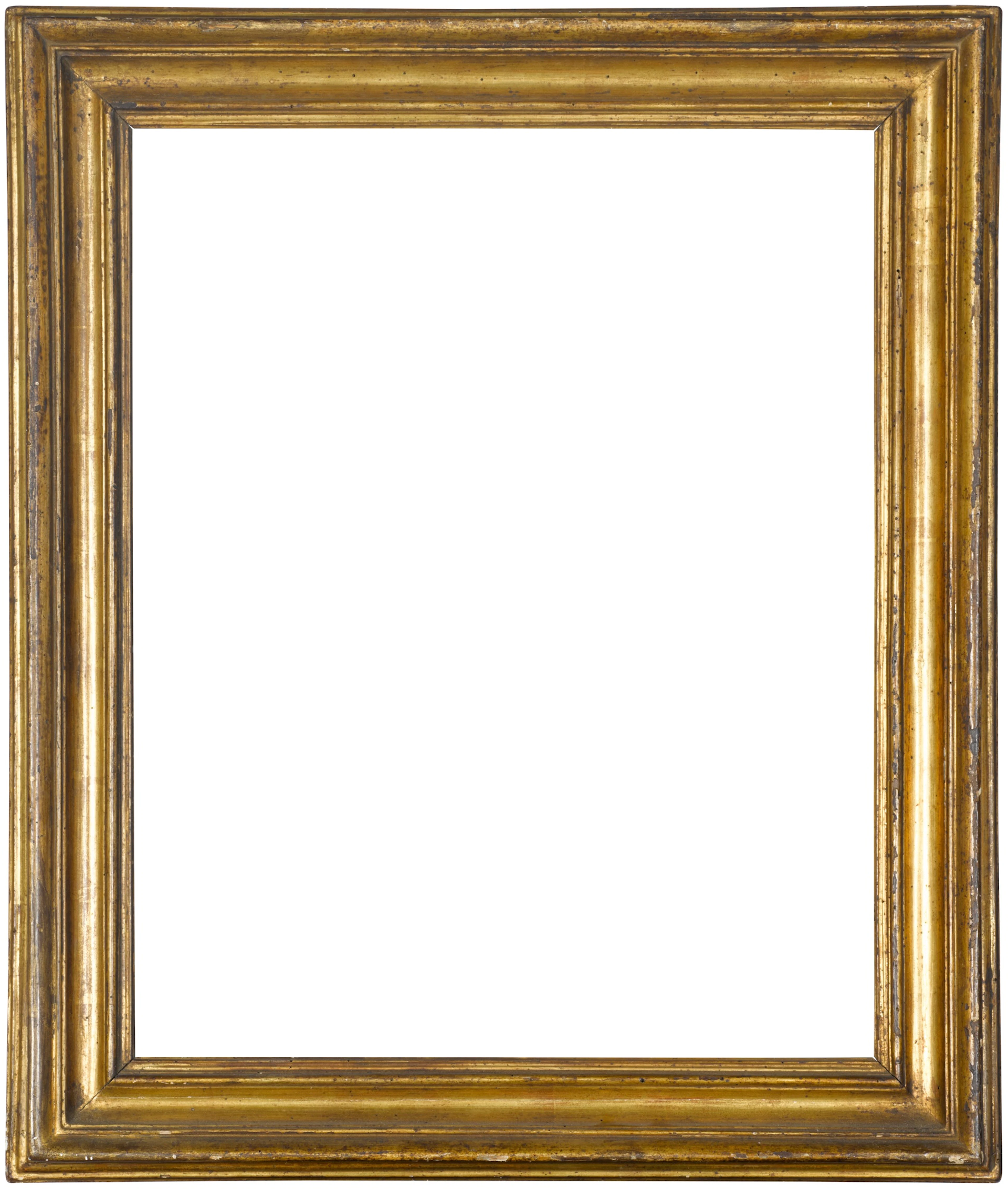 A late 17th-century Baroque Roman ('Salvator Rosa') carved giltwood frame