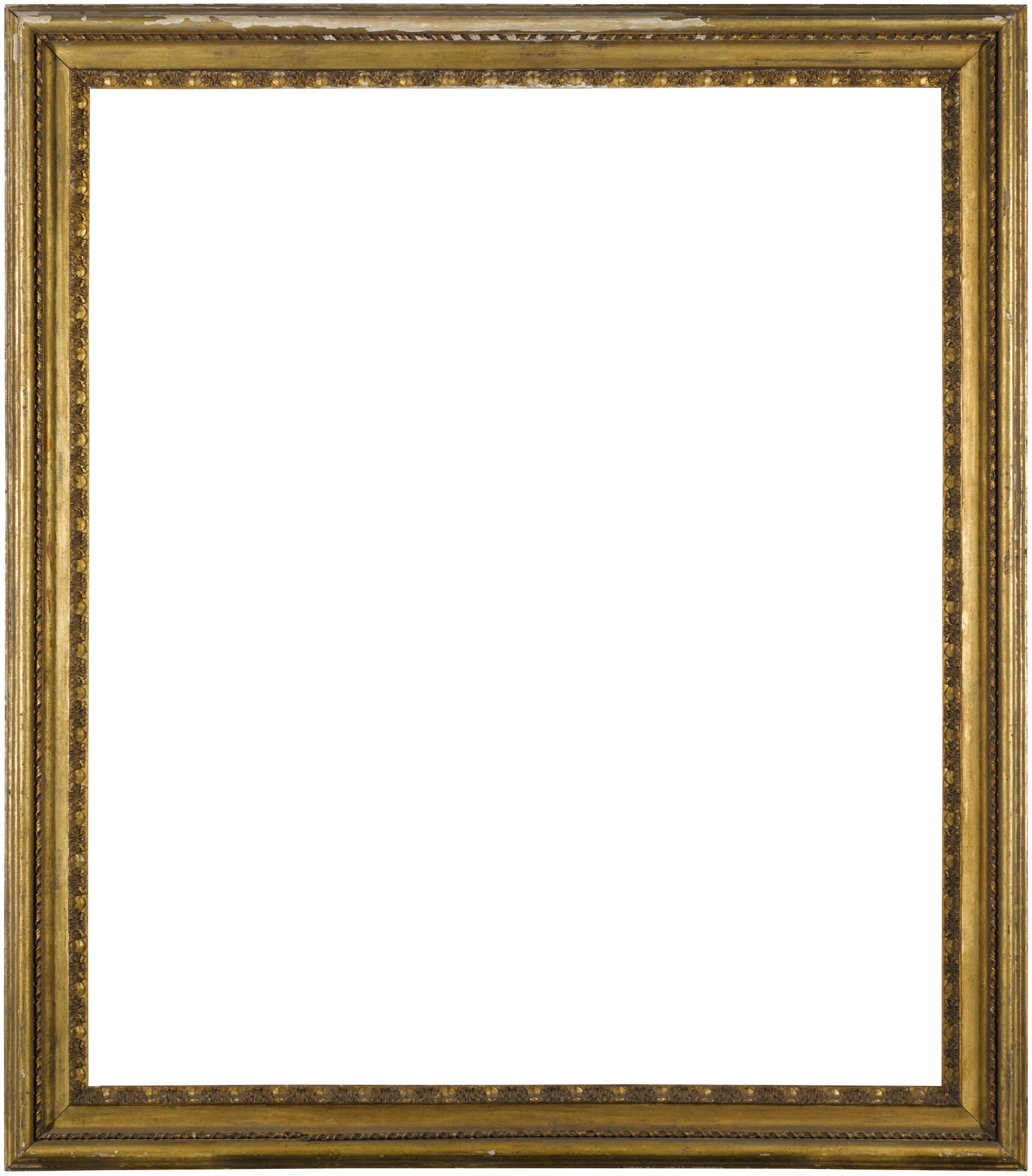 A Roman 'Salvator Rosa' carved giltwood frame, first half of the 18th century