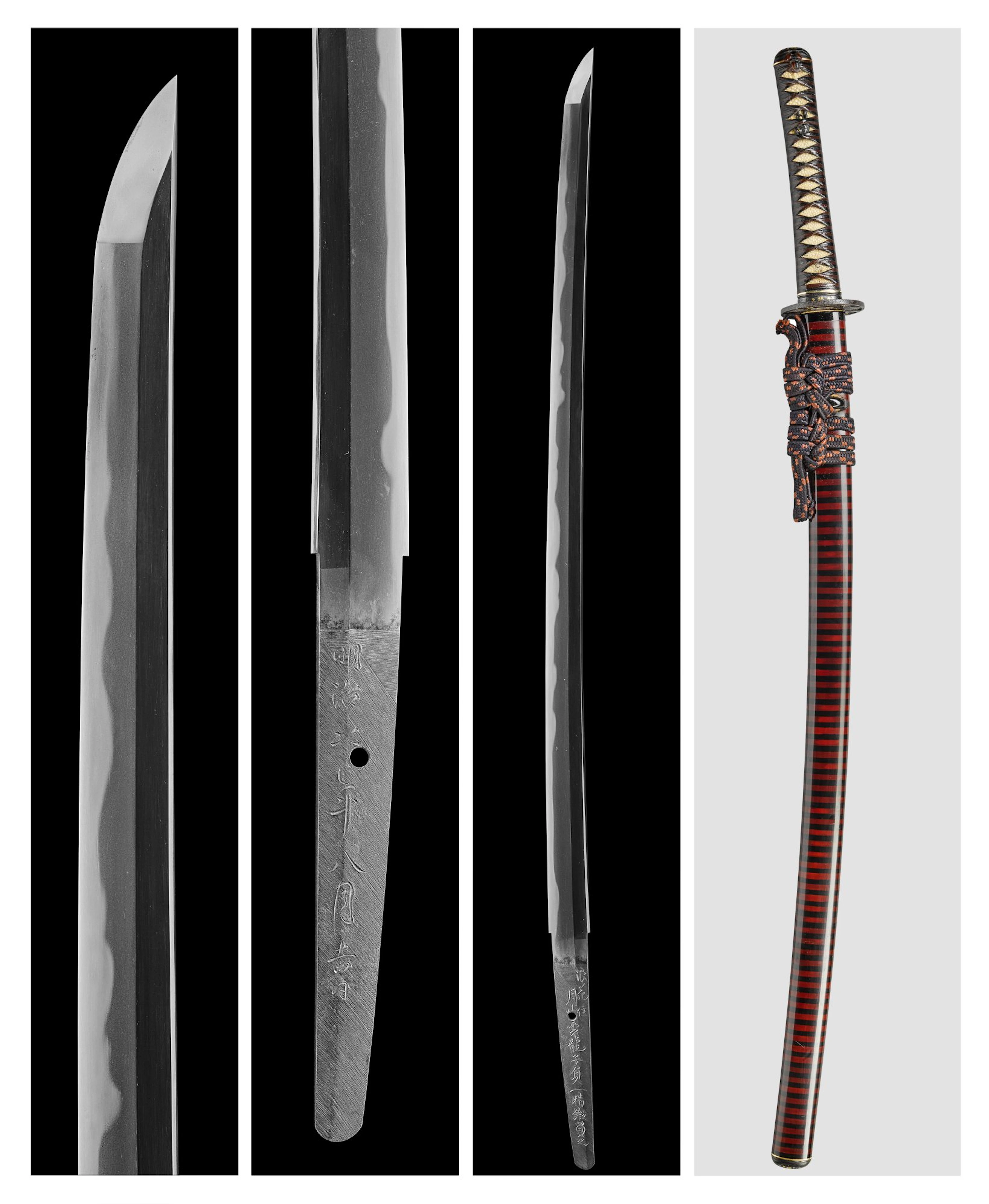 A Gassan katana | Signed Naniwa ju Gassan Unryushi...