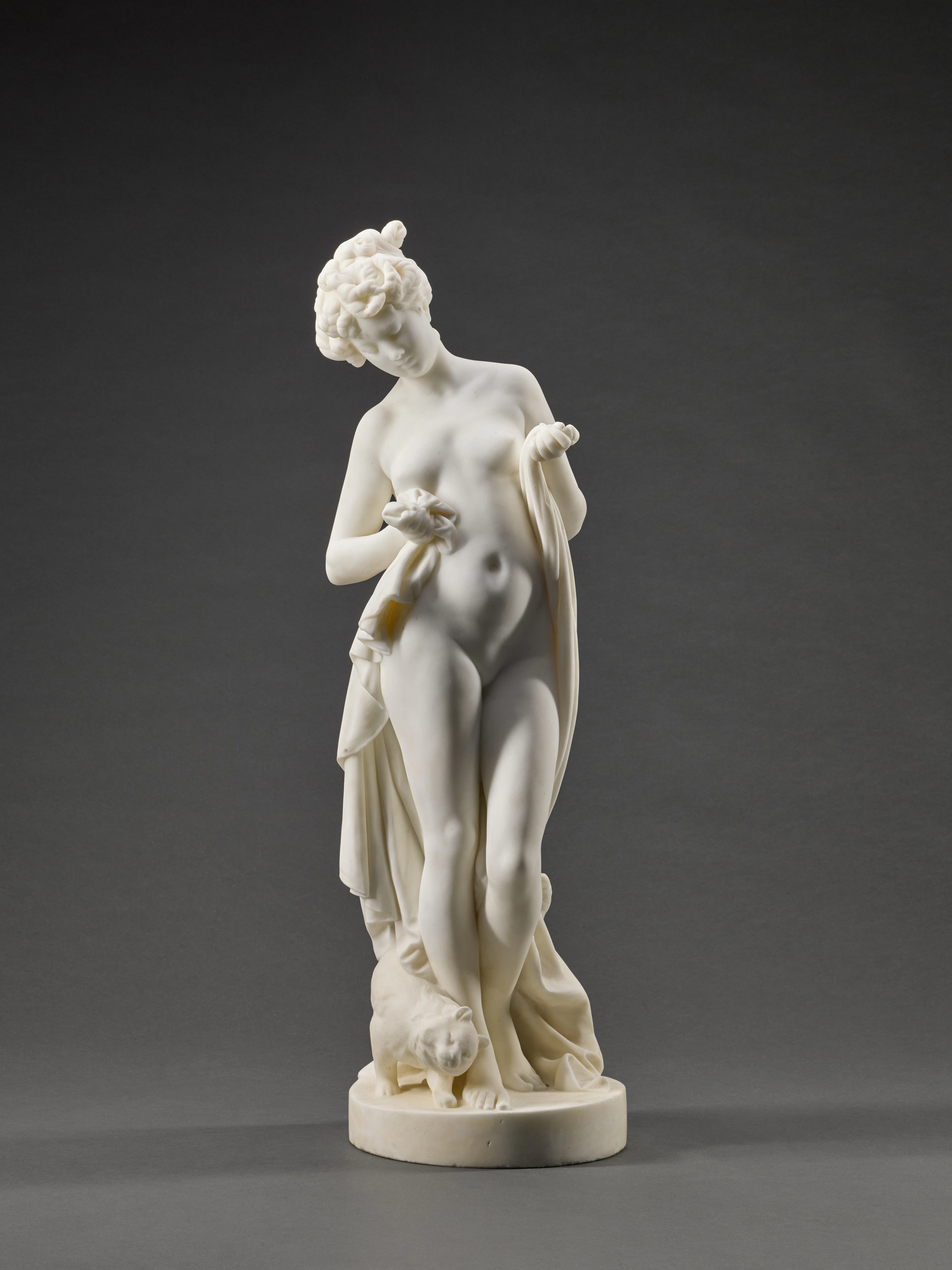 Baigneuse au Chat (Standing nude with a cat)