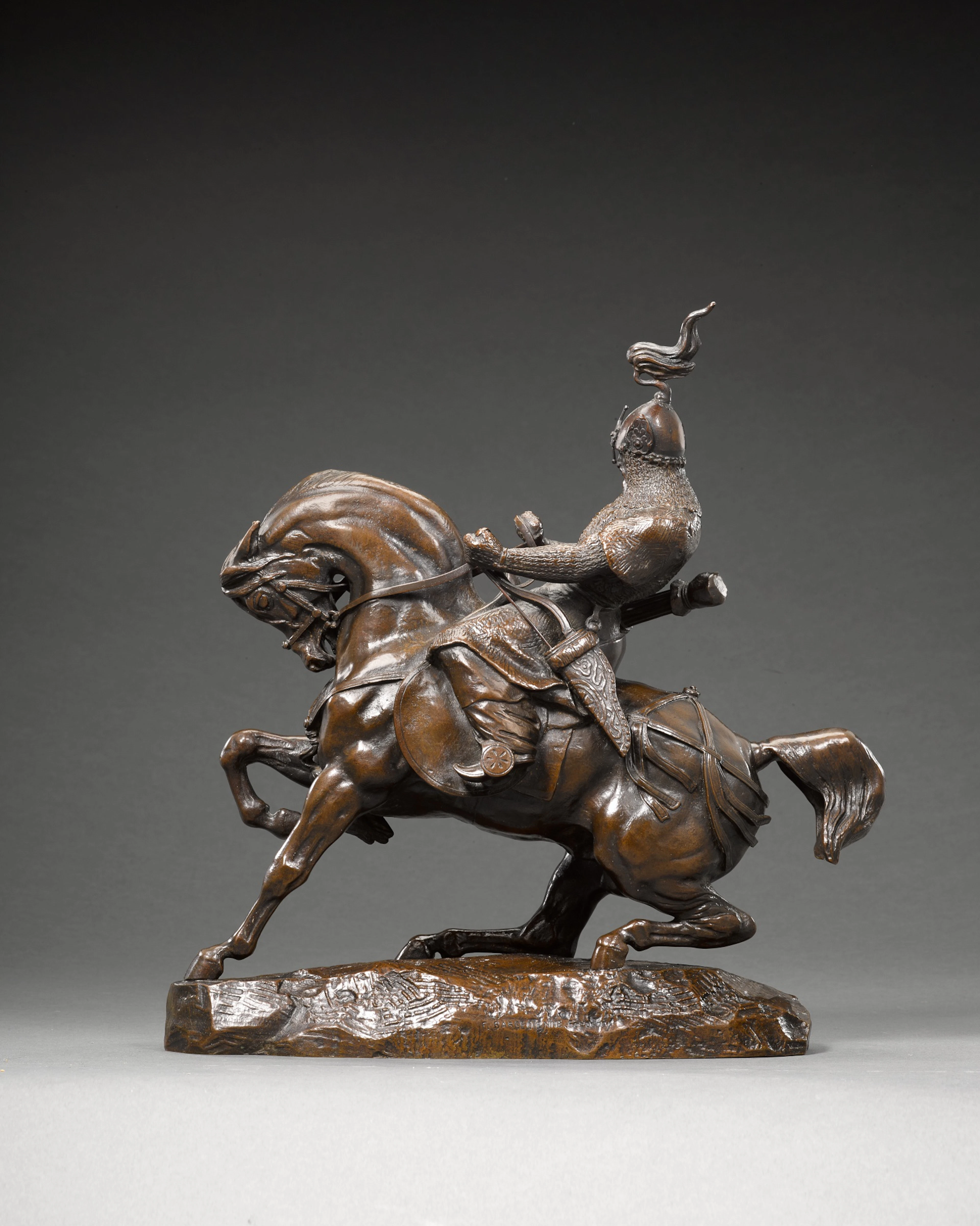Guerrier Tartare arrêtant son cheval (Tartar Warrior Halting his Horse)