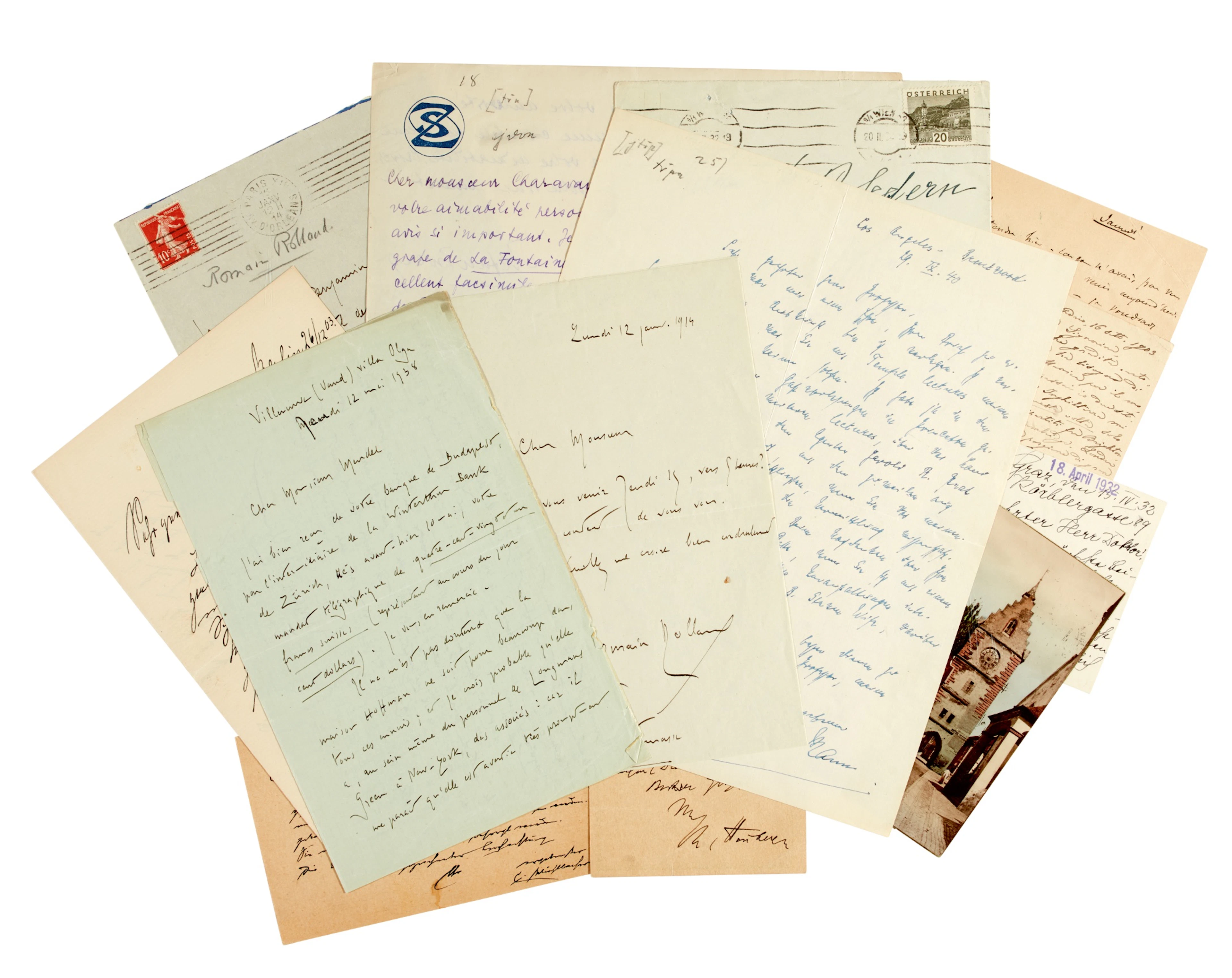 Writers, Collection of autograph letters signed, C19th and C20th