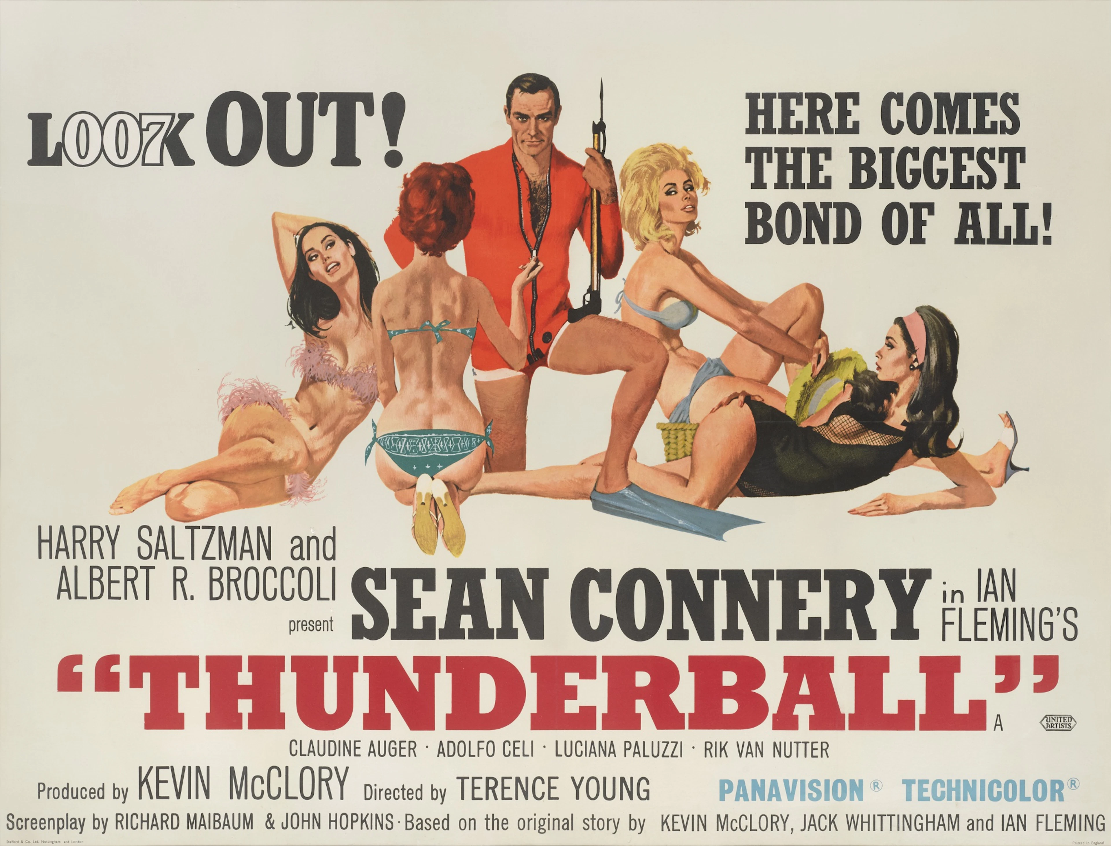 Thunderball (1965), poster, British