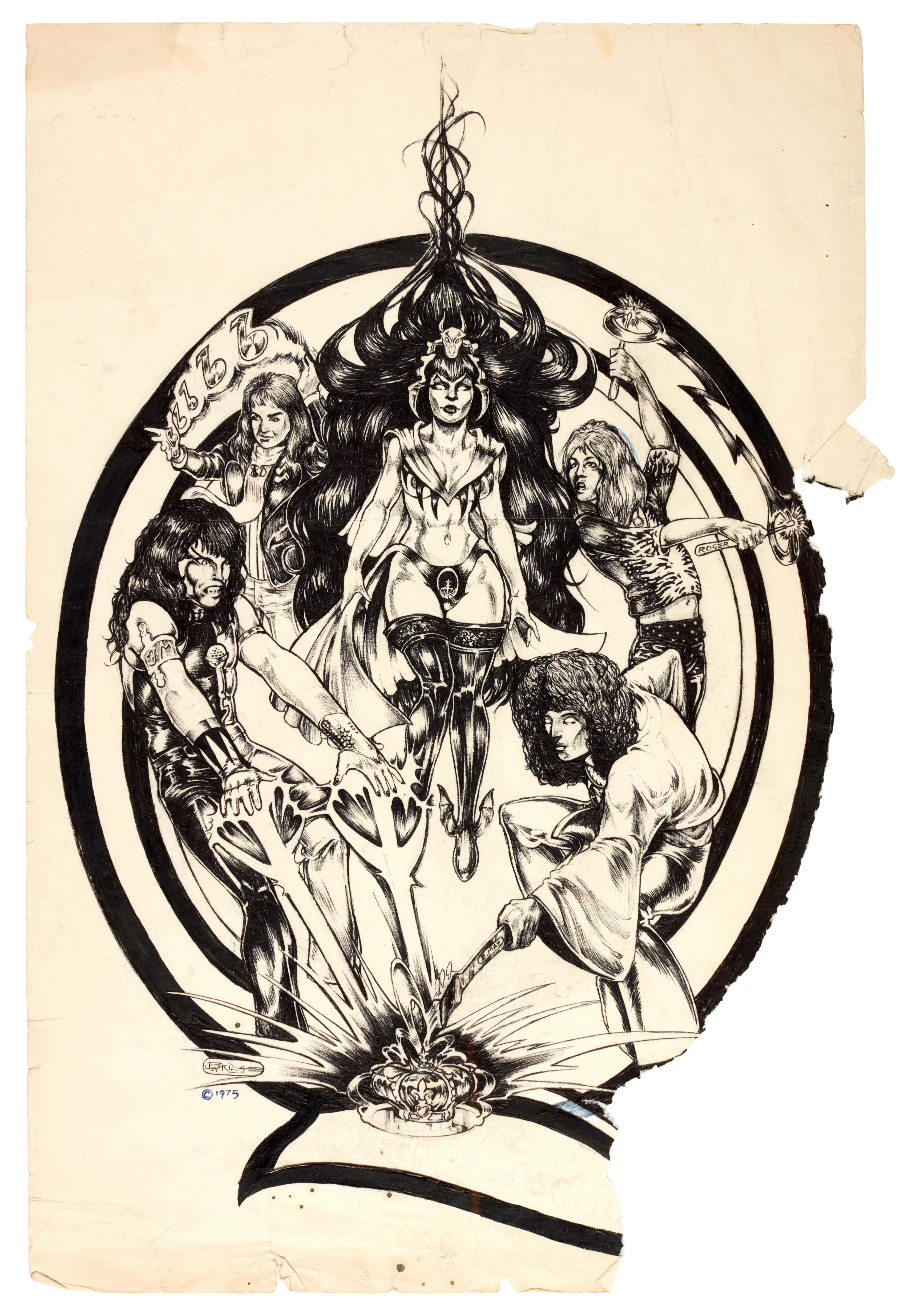 Beveridge | Queen concept art, 1975