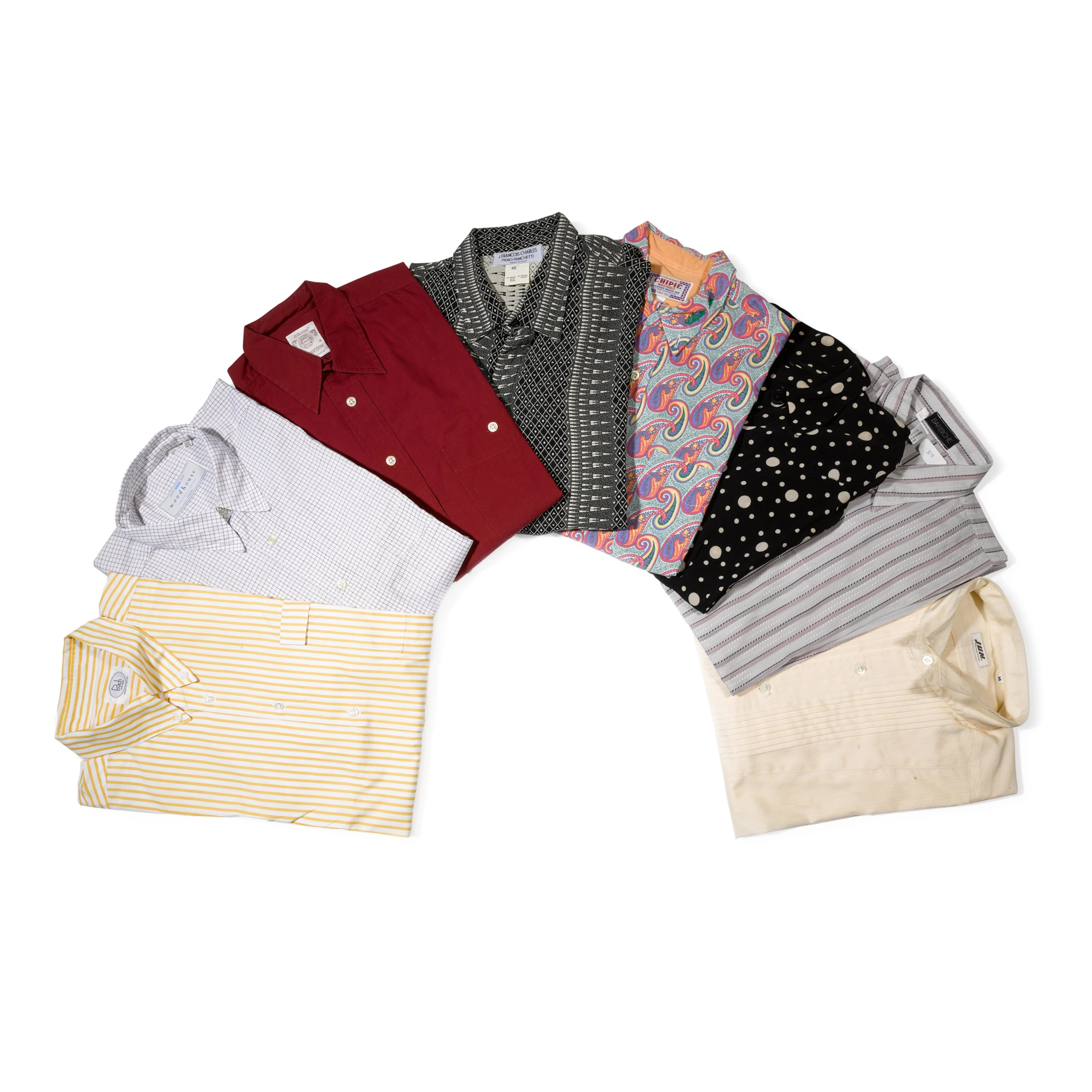 Freddie Mercury's casual shirts and woman's blouse, 1970s - 1980s