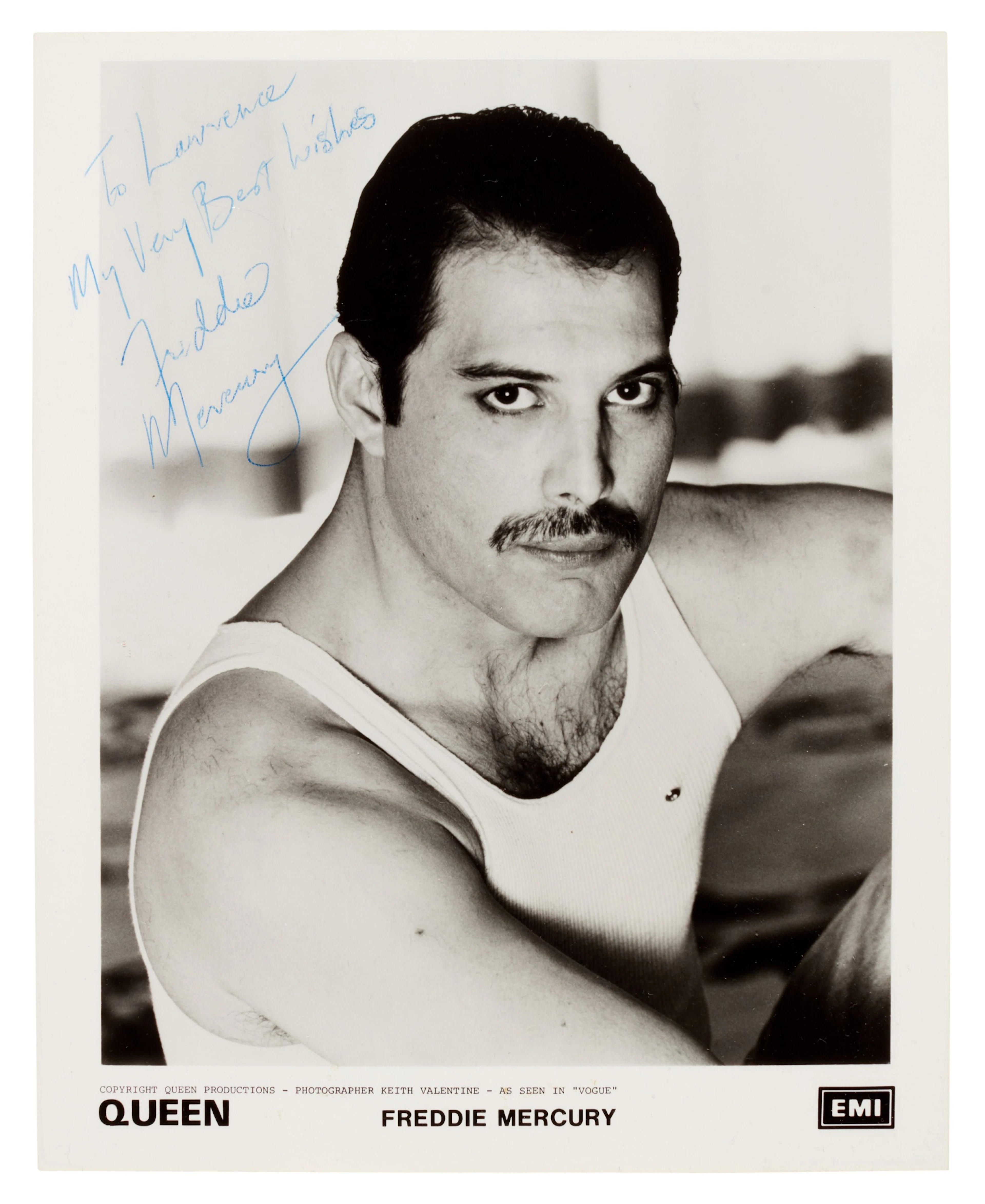 Freddie Mercury | Inscribed photograph, 1984