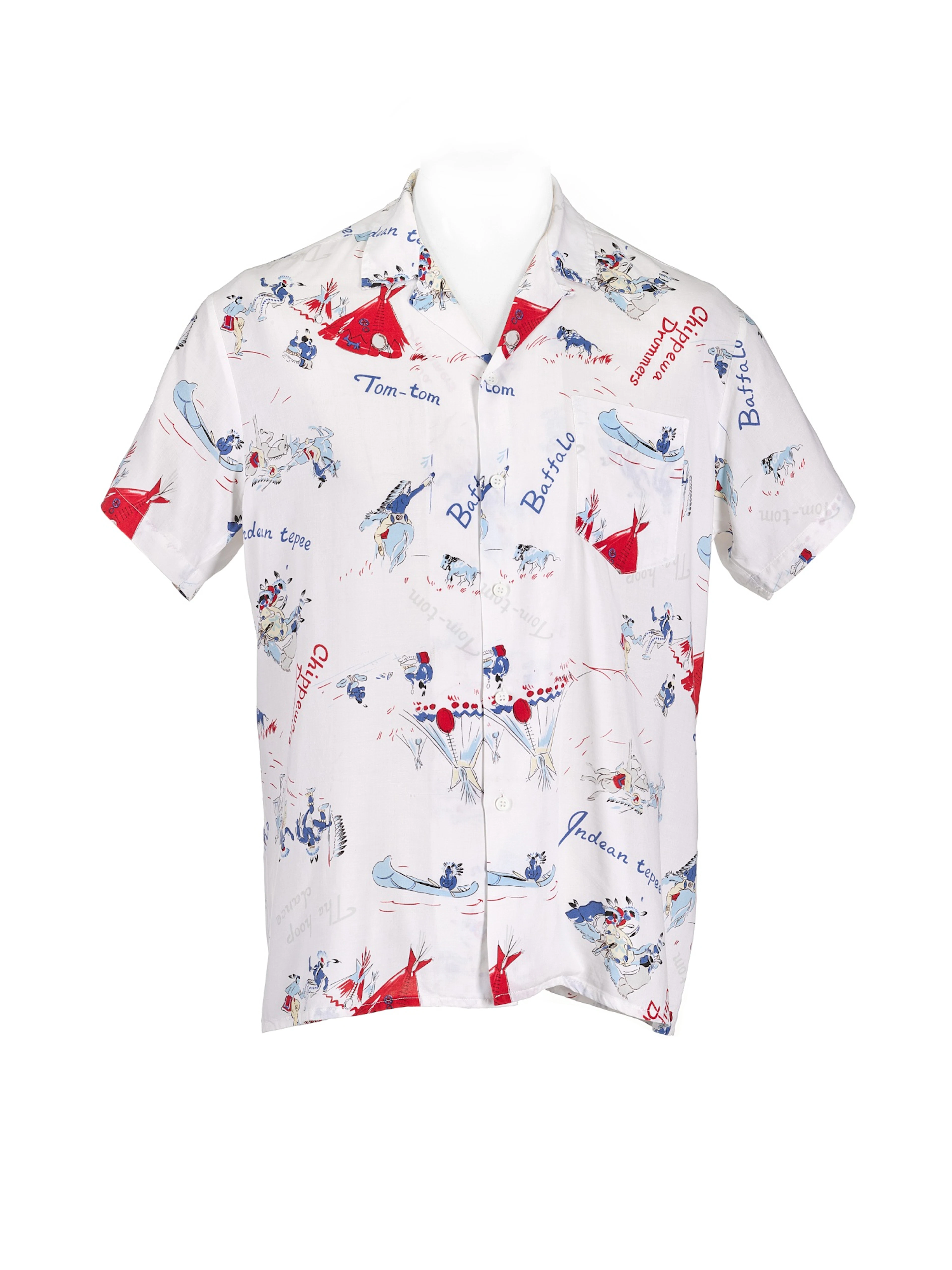 Freddie Mercury's Hawaiian shirts, including photo worn 'Surfing' shirt, 1980s