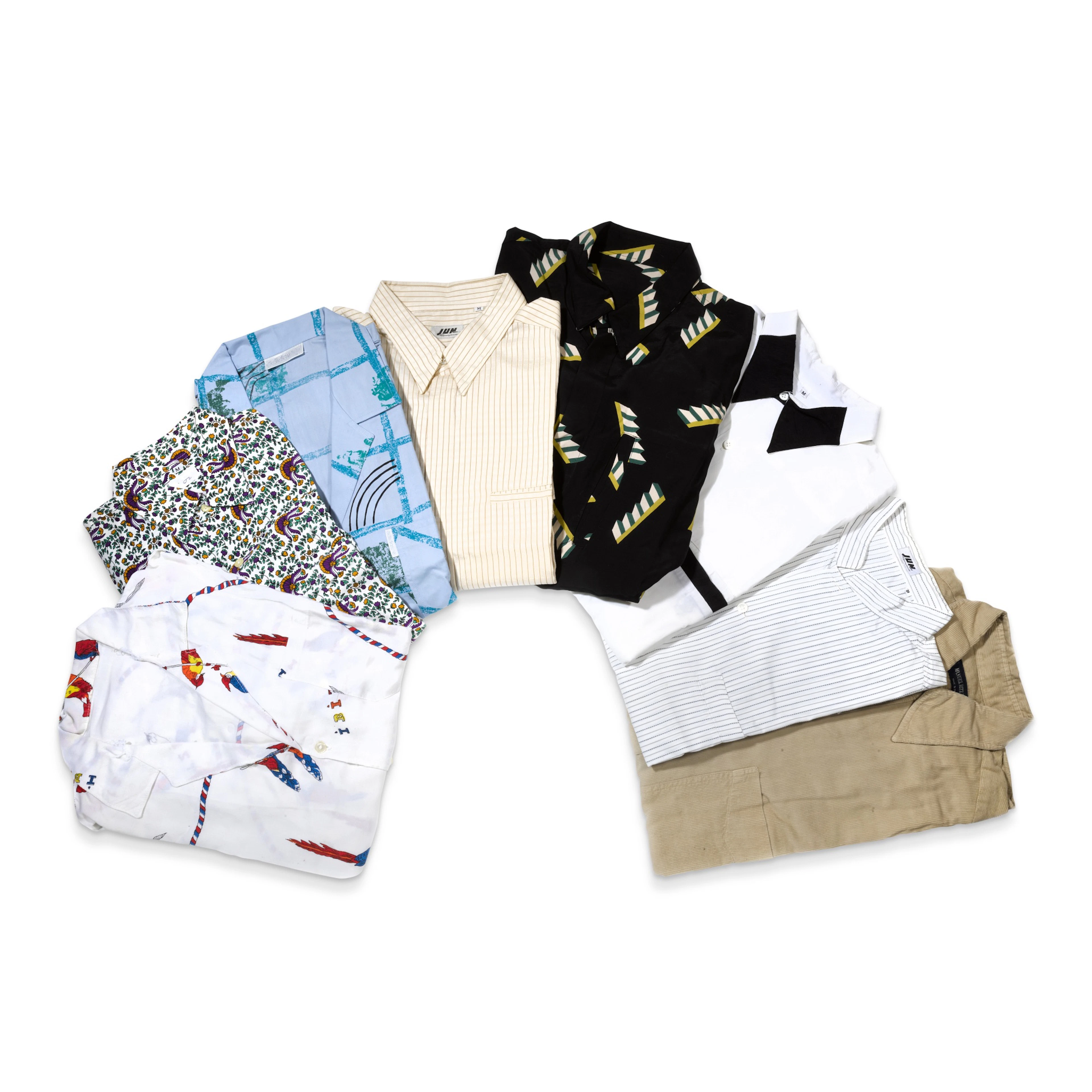 Freddie Mercury's casual shirts including the 'Bird' shirt worn in Ibiza