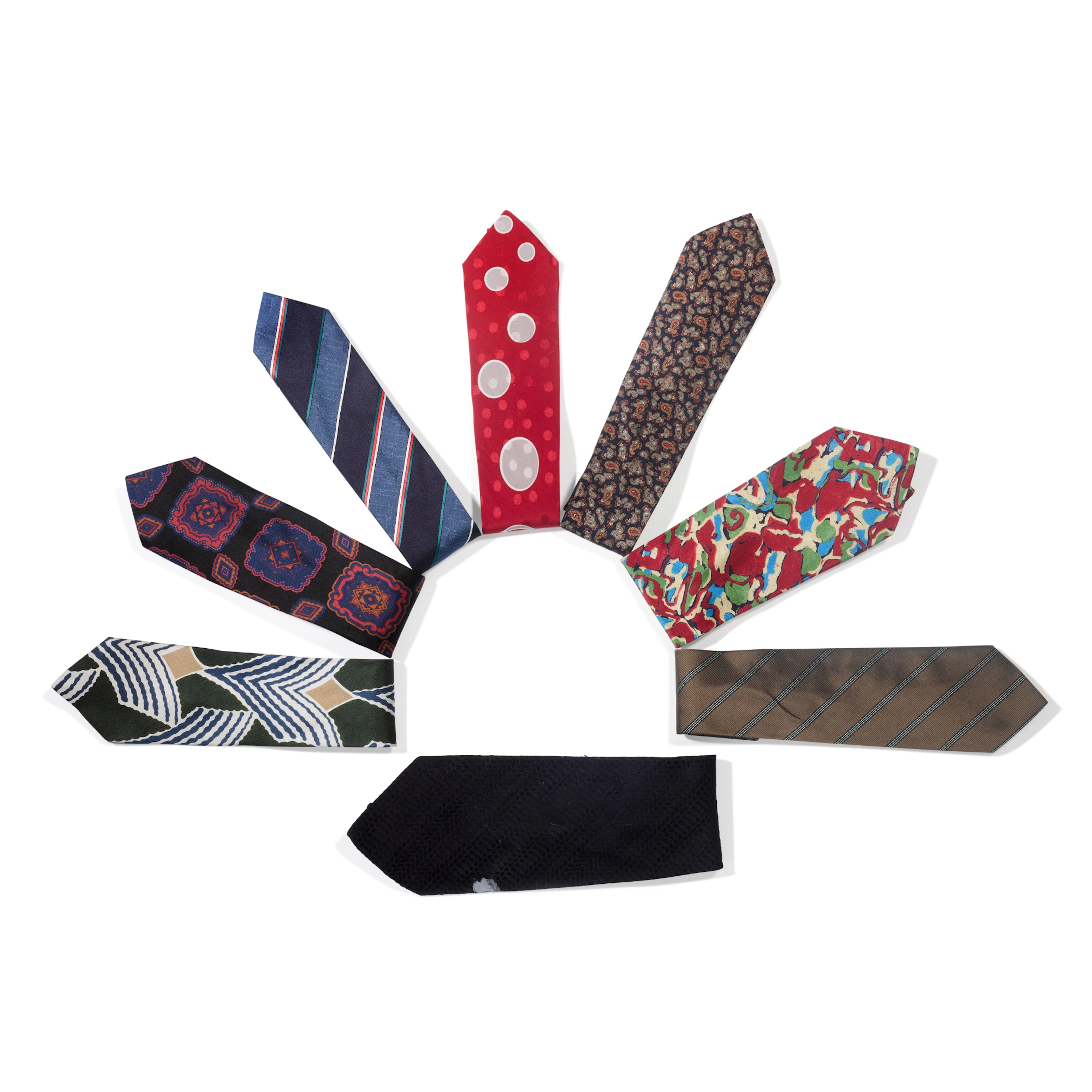 Freddie Mercury's handkerchiefs and neck ties