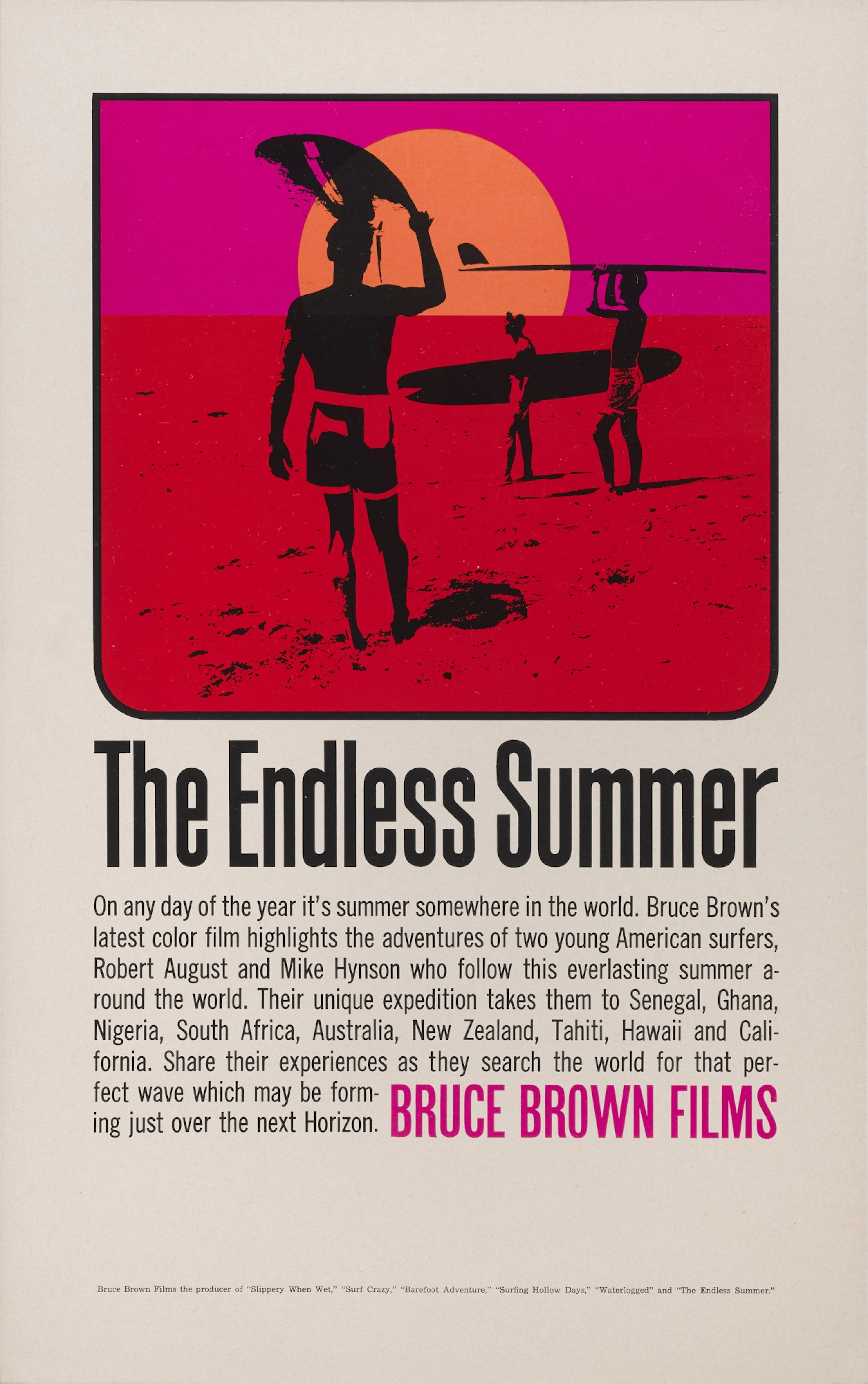 The Endless Summer (1966), poster, US