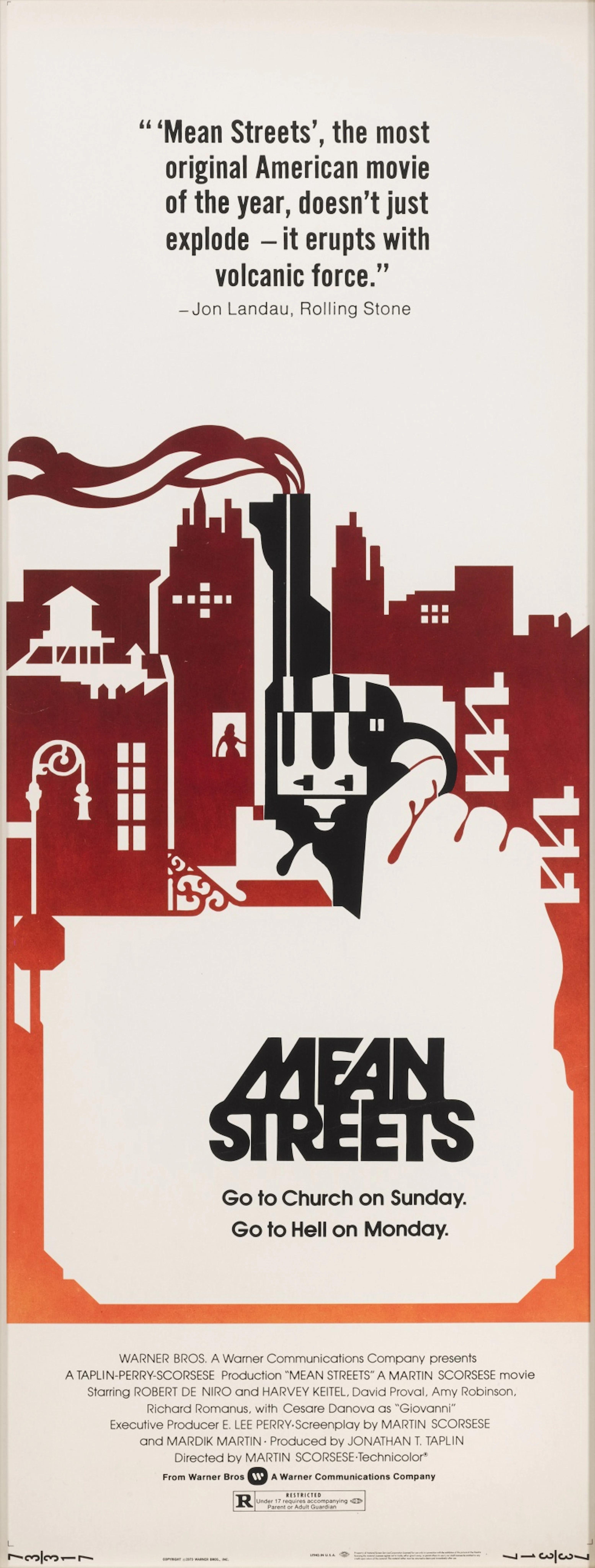 Mean Streets (1973), poster, US
