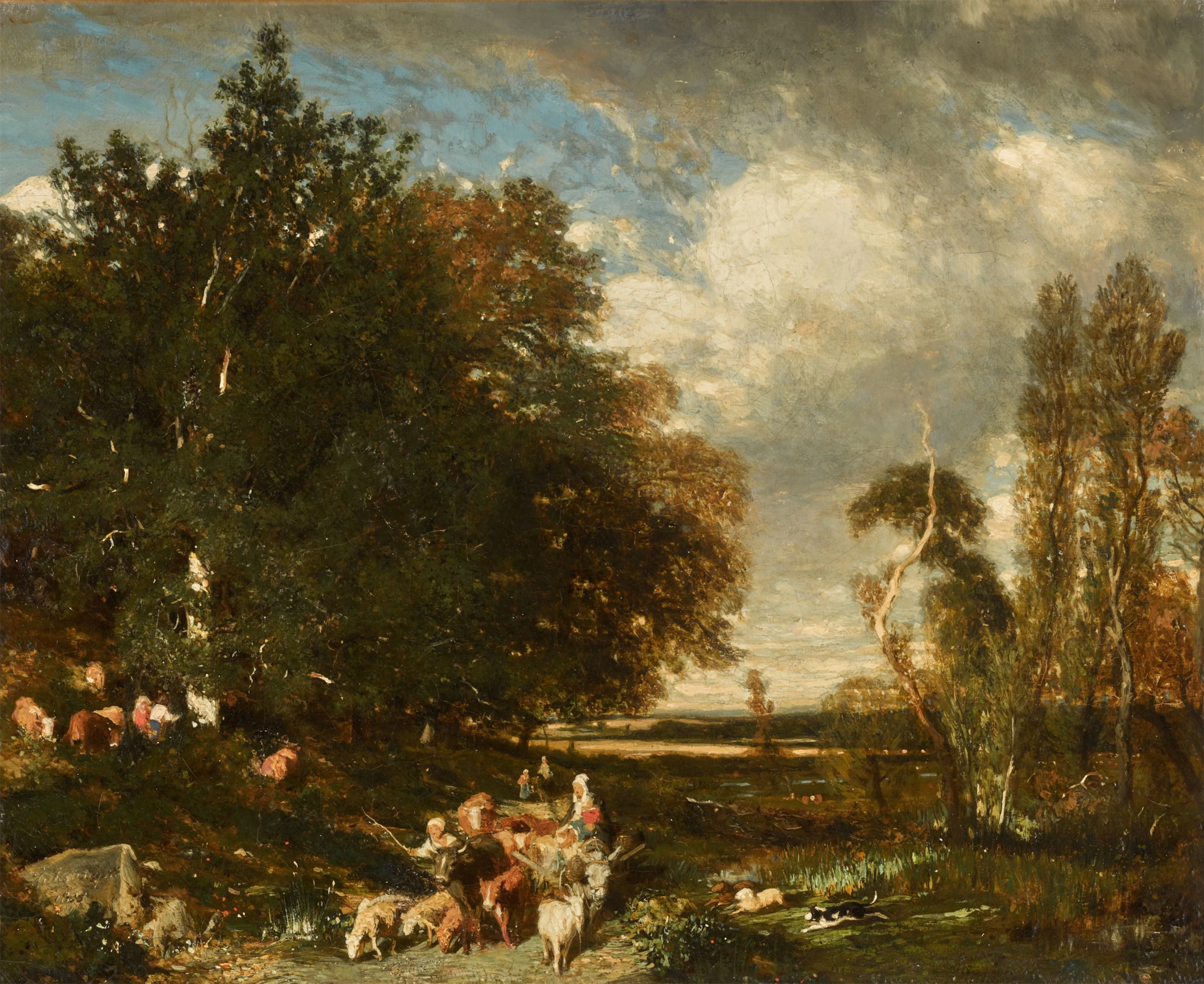 Woodland landscape, Barbizo