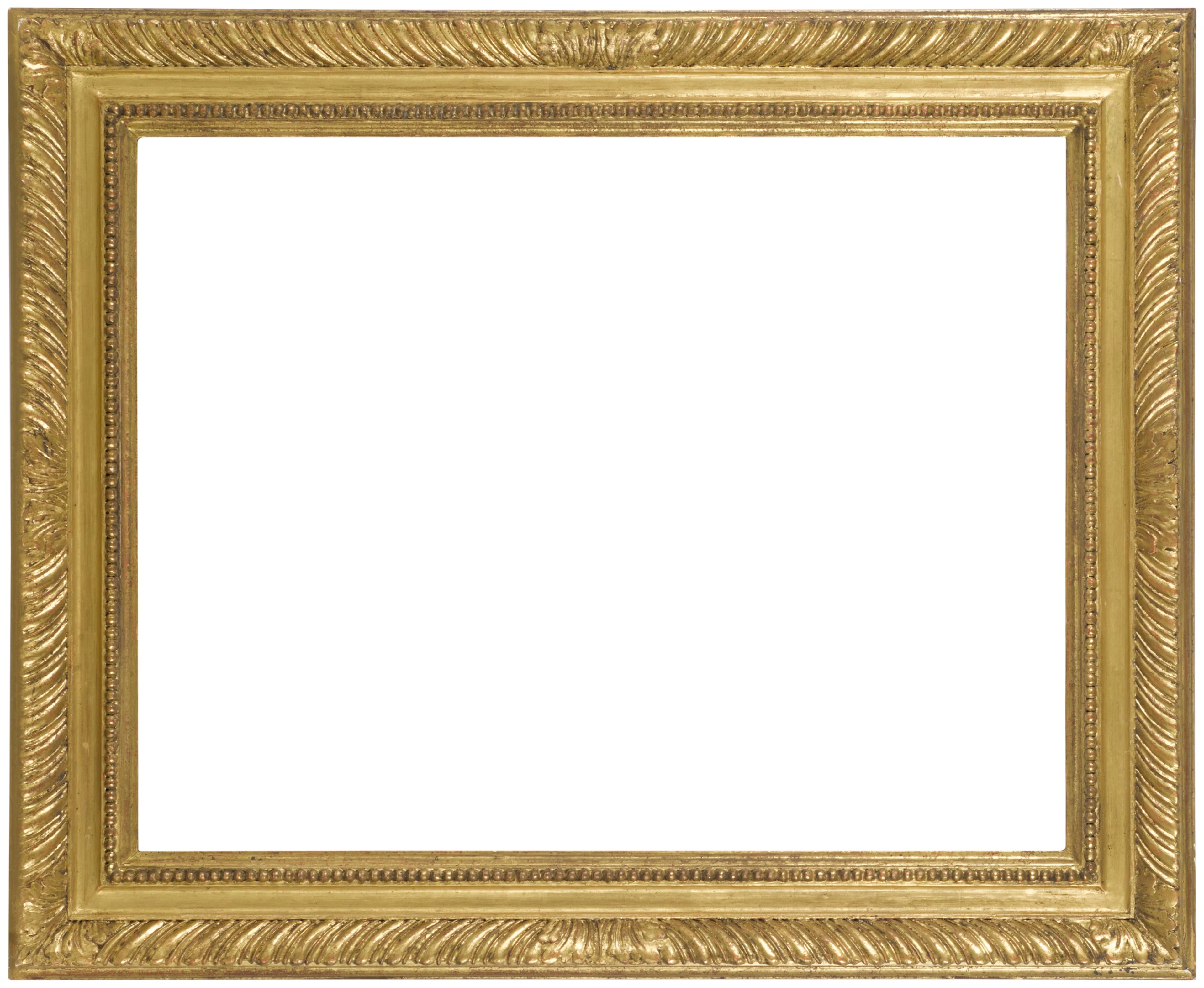 A 19th century Mannerist-style carved giltwood frame