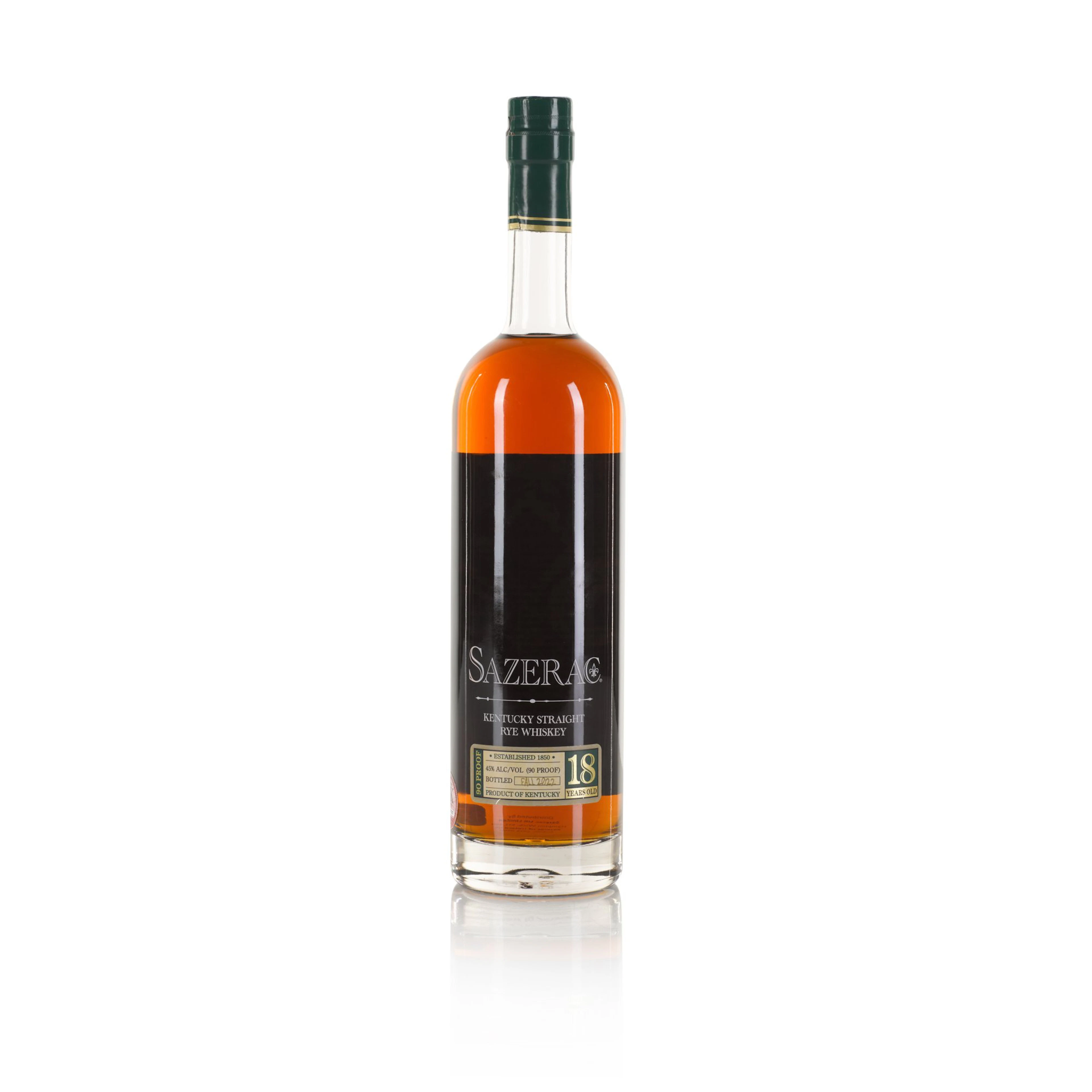 Sazerac Rye 18 Year Old 2022 Release 90 Proof (1 BT 75cl)