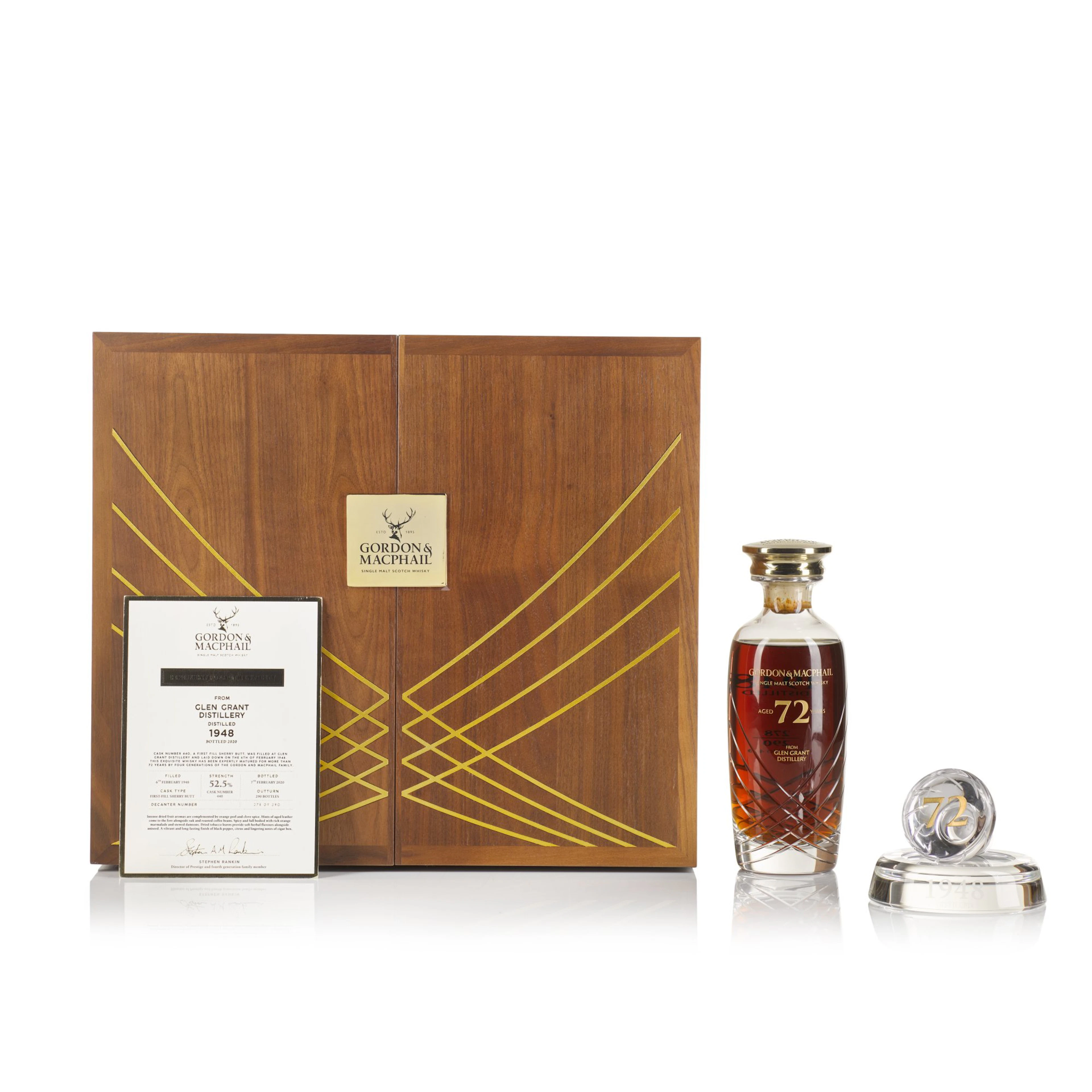 Glen Grant Gordon & MacPhail 72 Year Old Cask #440 52.6 abv 1948 (1 BT 70cl)
