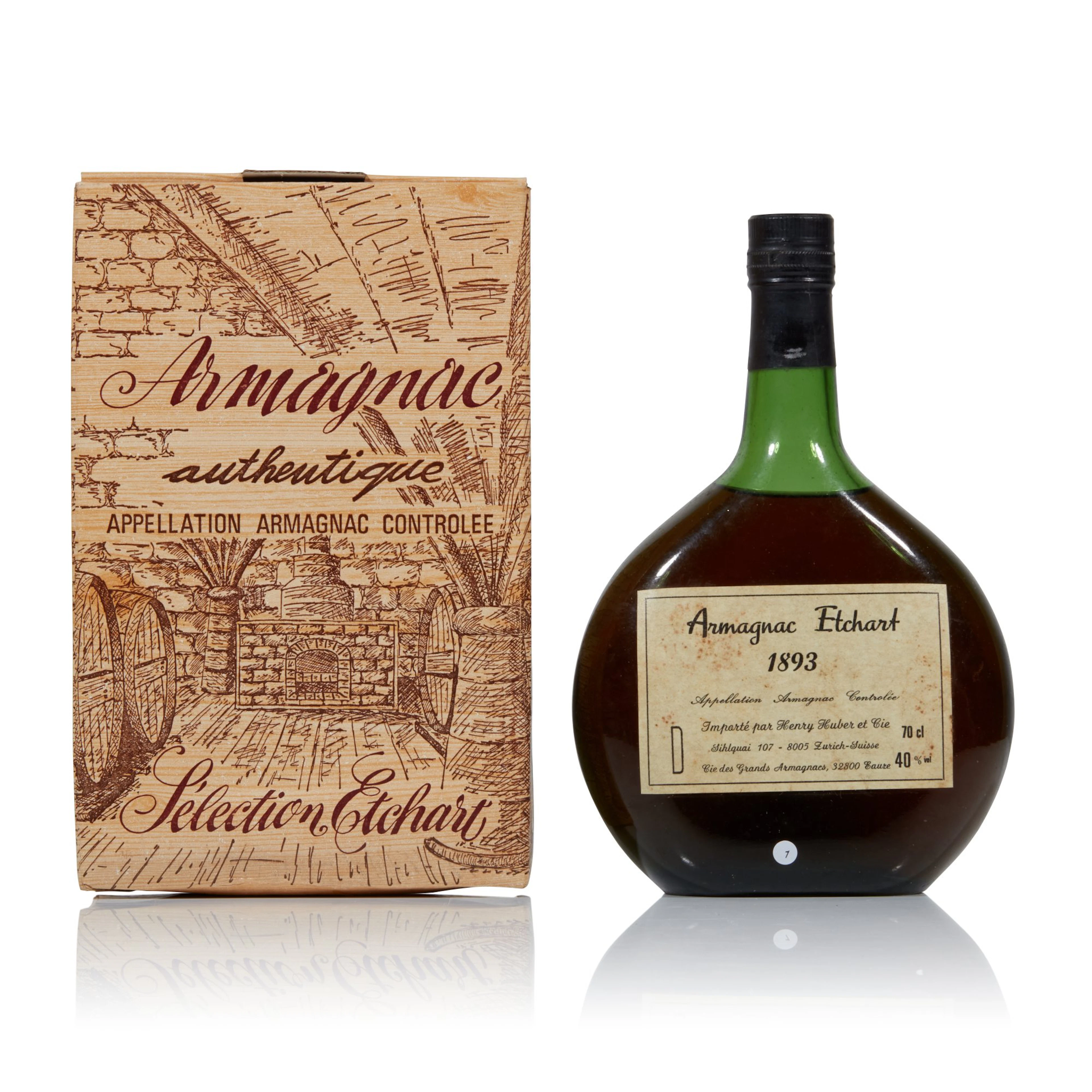 Armagnac Etchart 40.0 abv 1893 (1 BT 70cl)