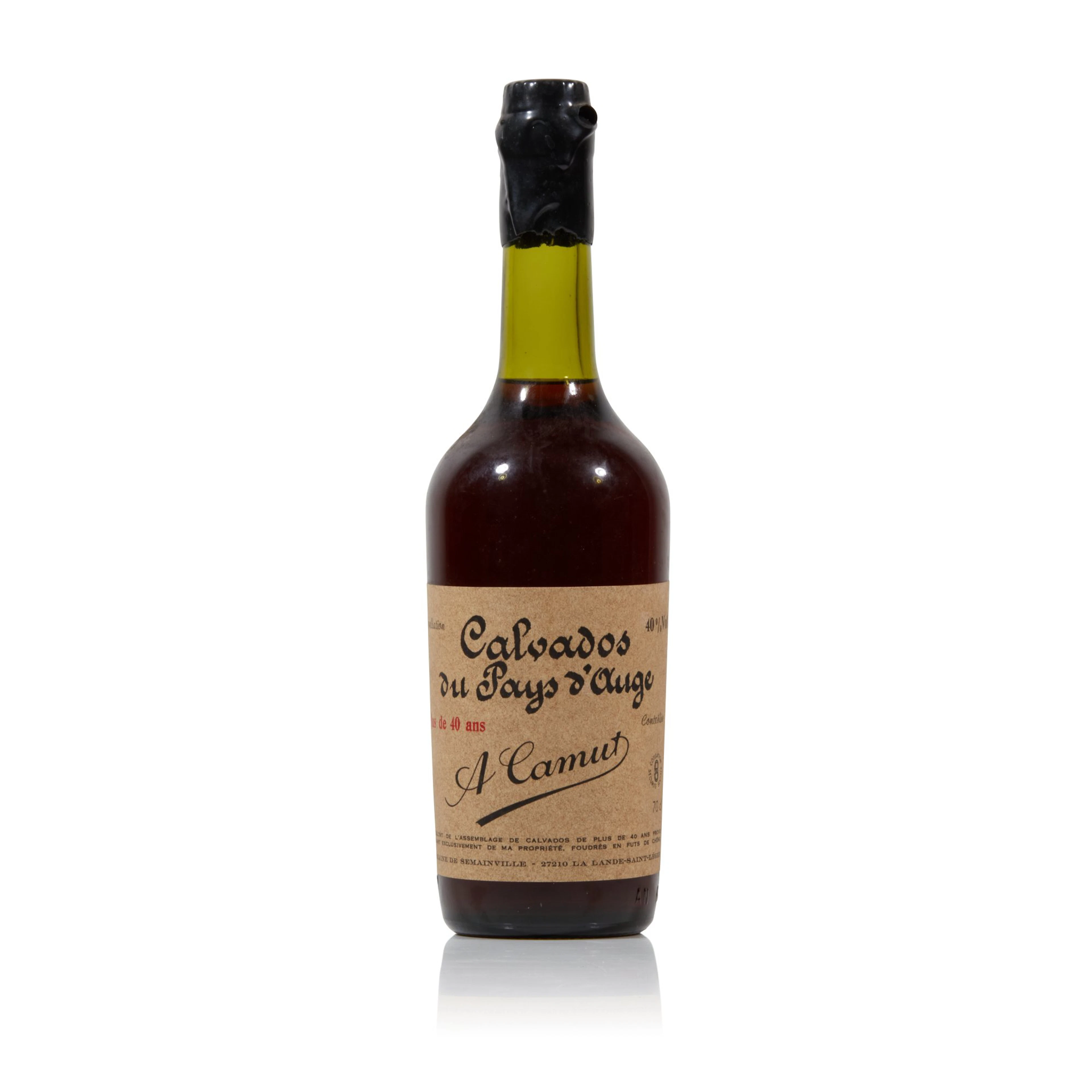 A. Camut Calvados Pays d'Auge 40 Year Old 40.0 abv NV (1 BT 70cl)