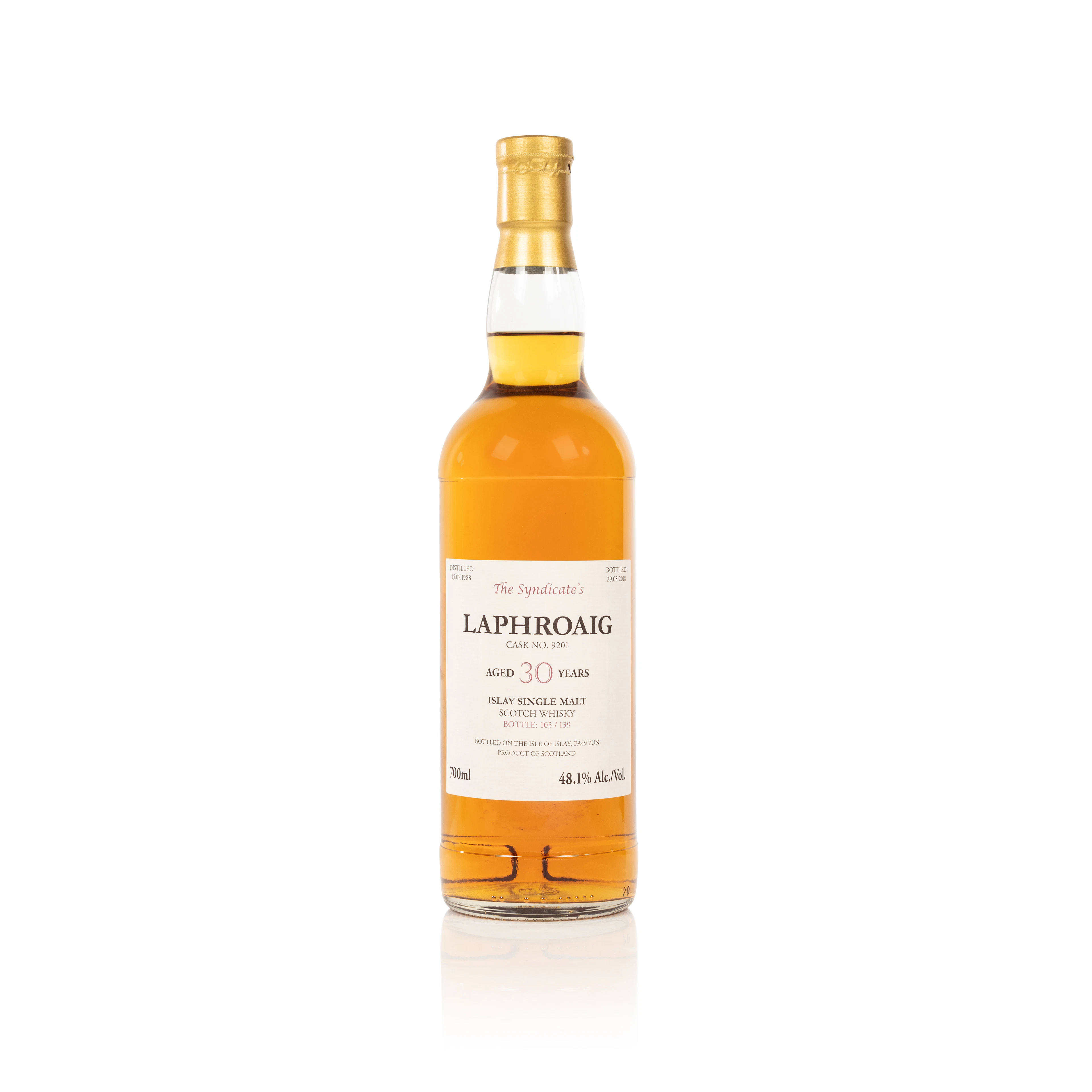 Laphroaig The Syndicate 30 Year Old 48.1 abv 1988 (1 BT 70cl)