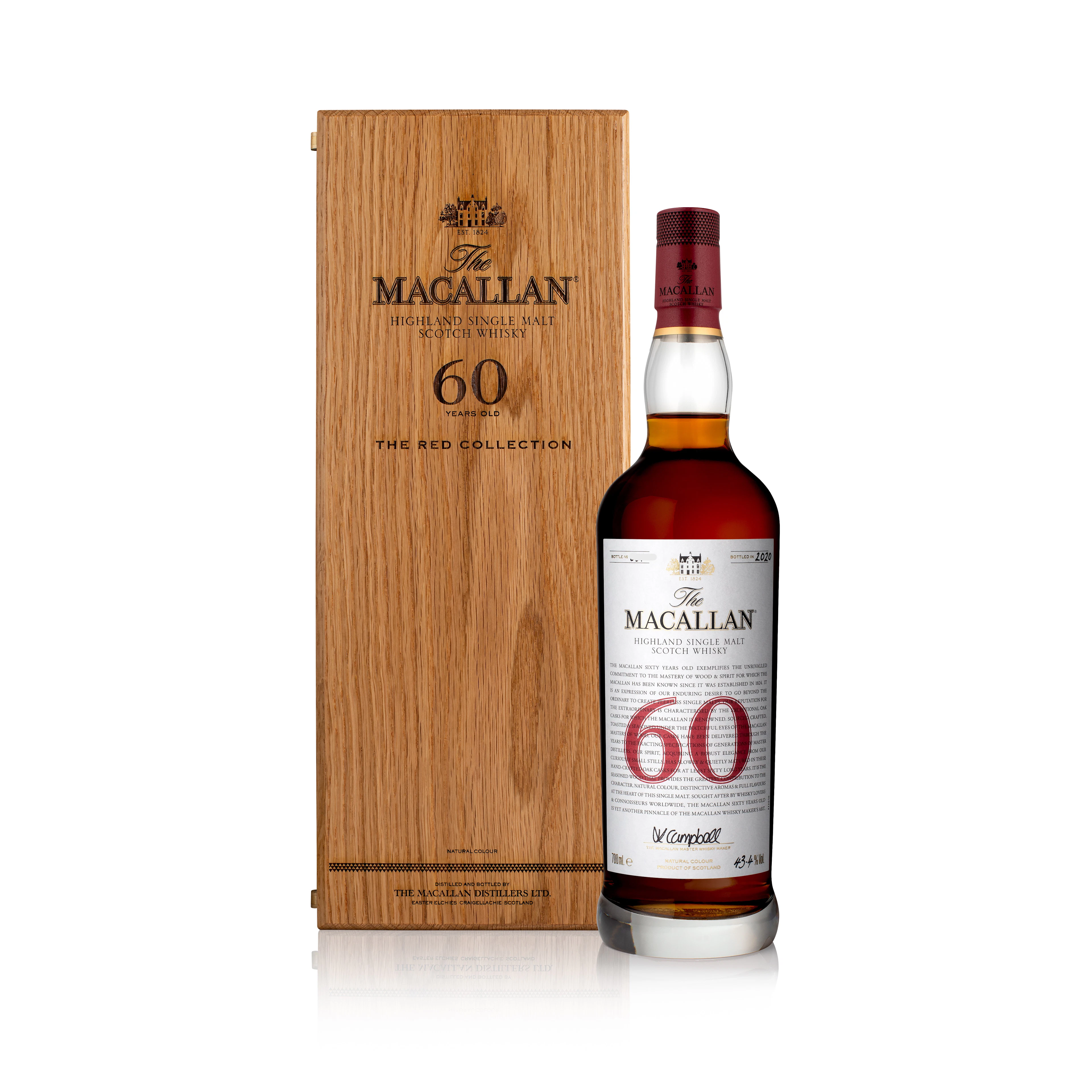 The Macallan The Red Collection 60 Year Old 43.4 abv NV (1 BT 70cl)