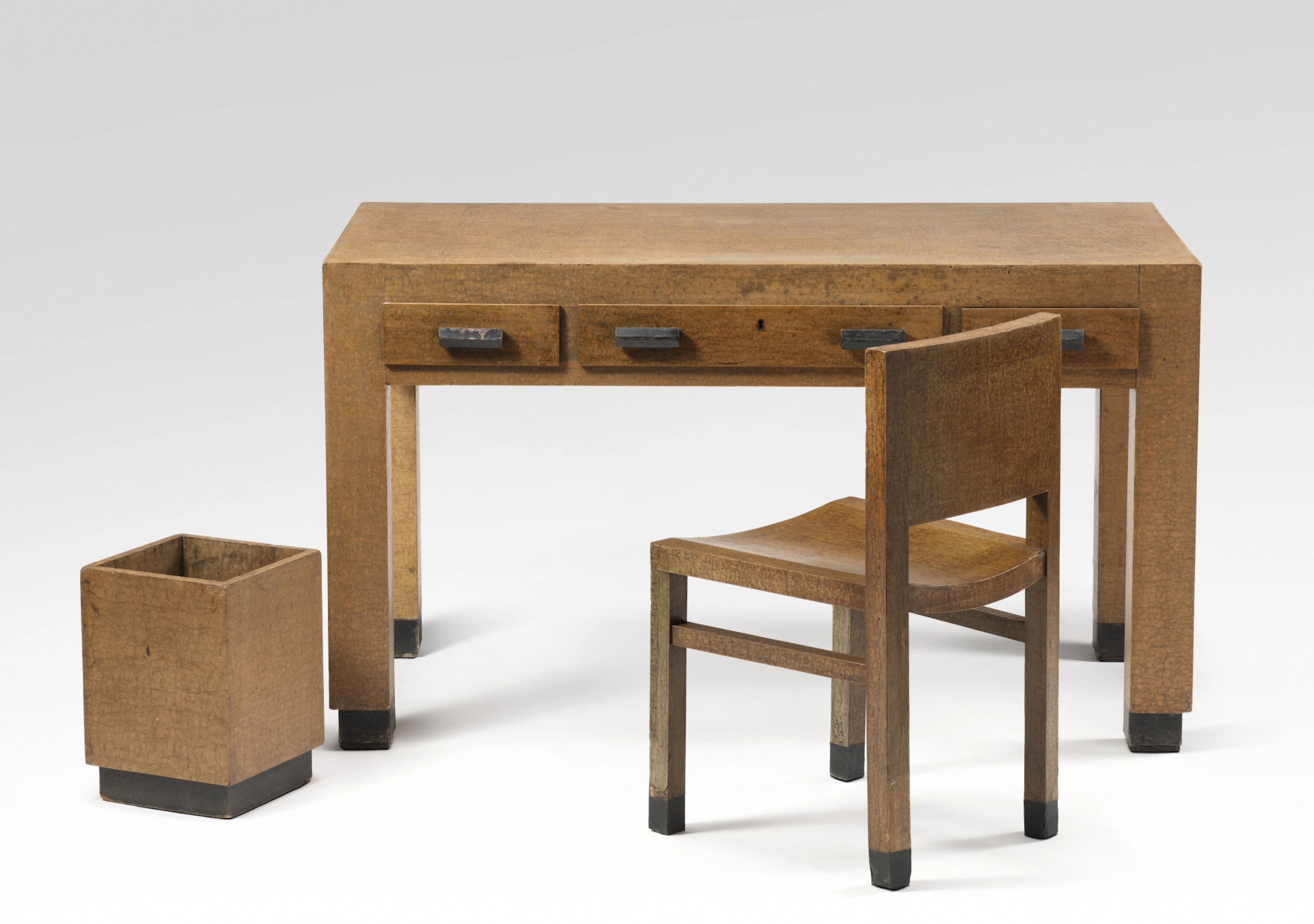 Desk, chair and basket