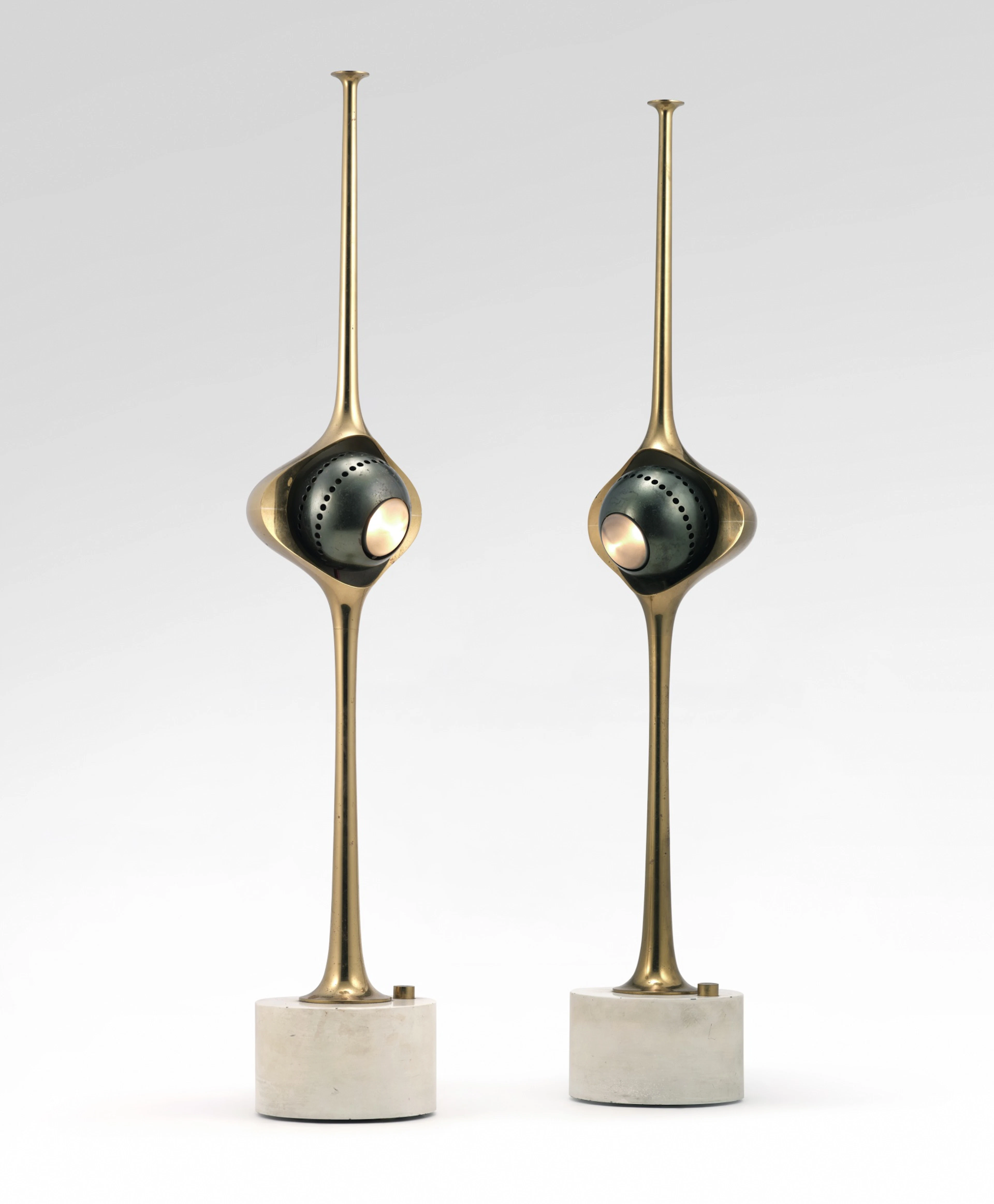 Pair of Cobra table lamps, model no. 12919