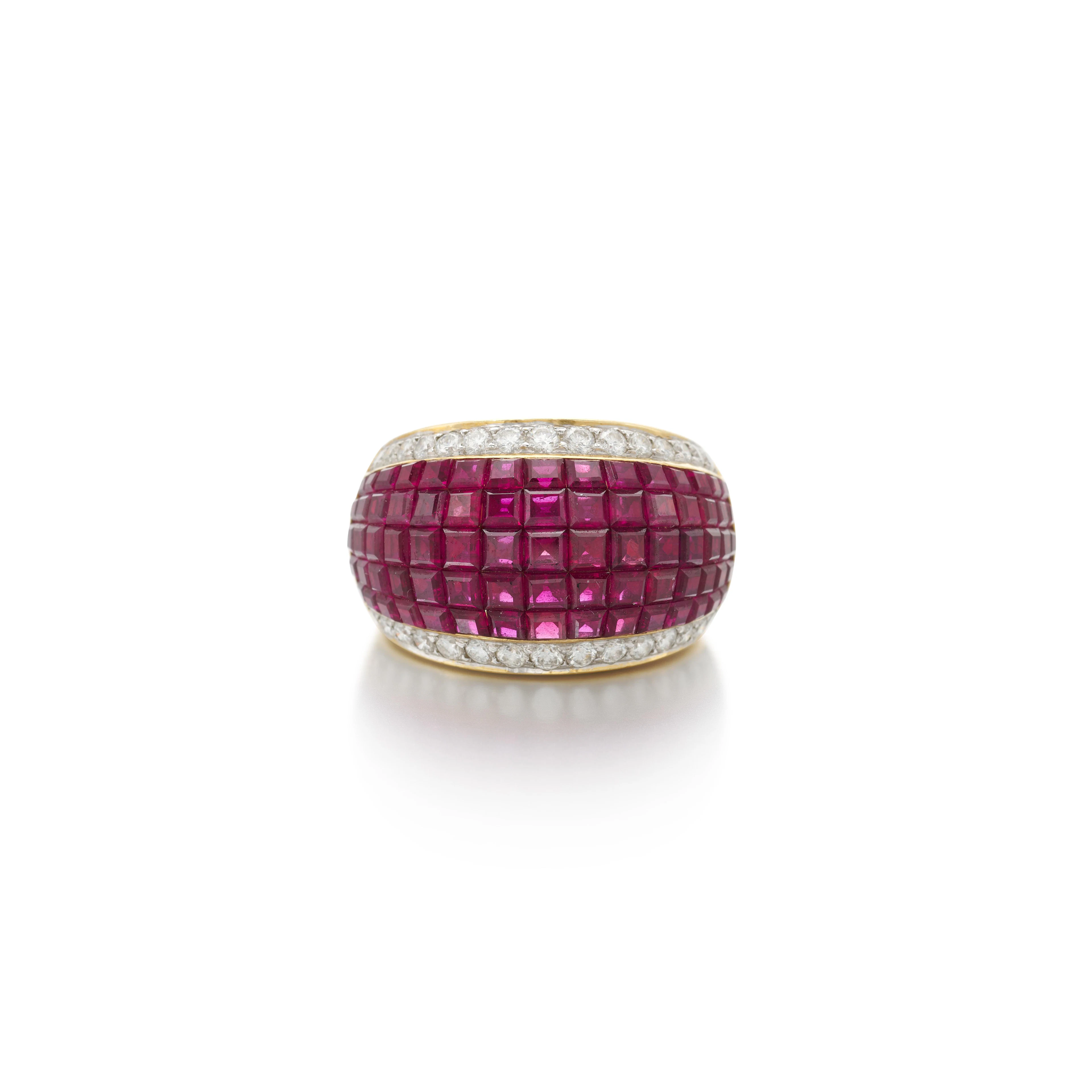 Ruby and diamond ring (Anello in rubini e diamanti)