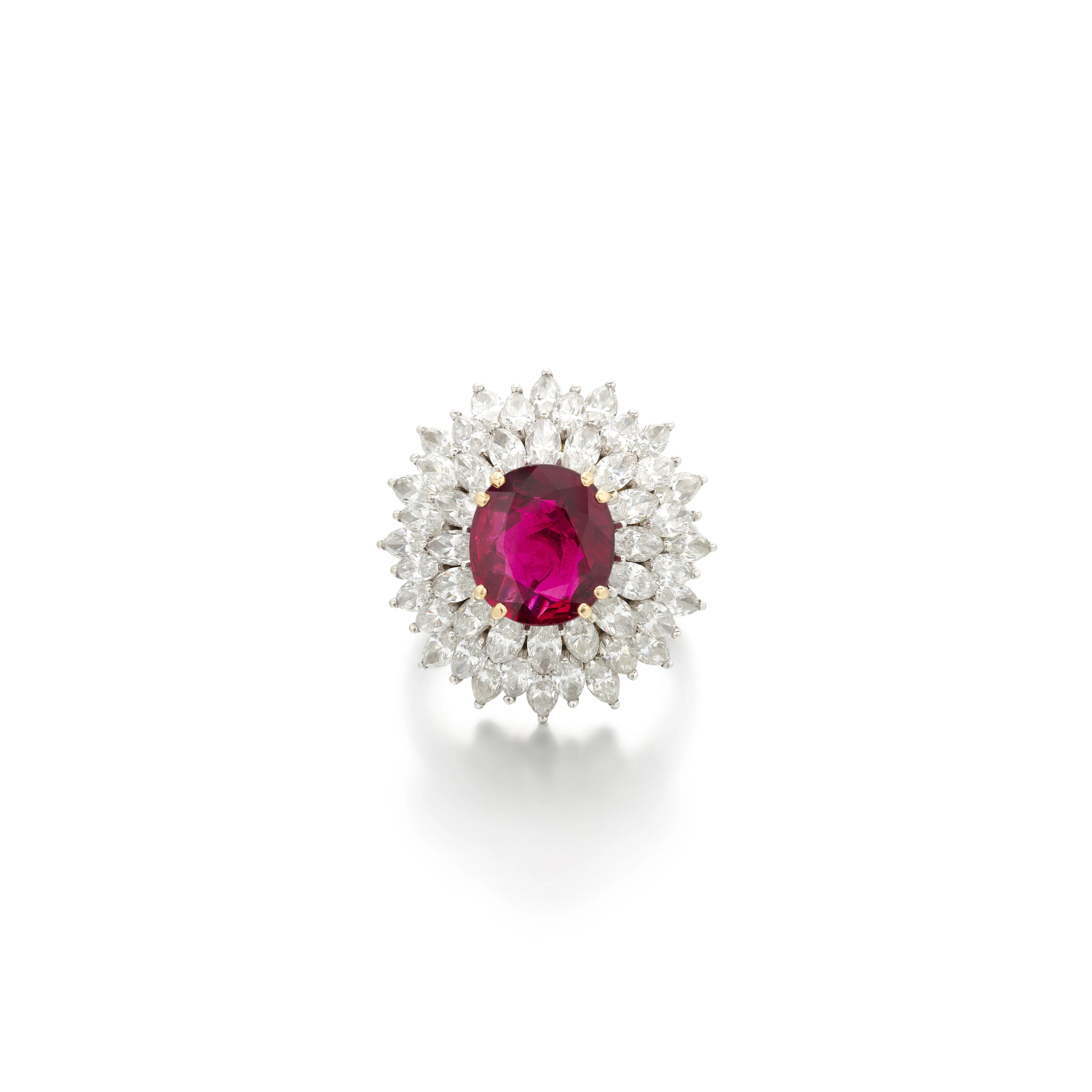 Ruby and diamond ring (Anello con rubino e diamanti)