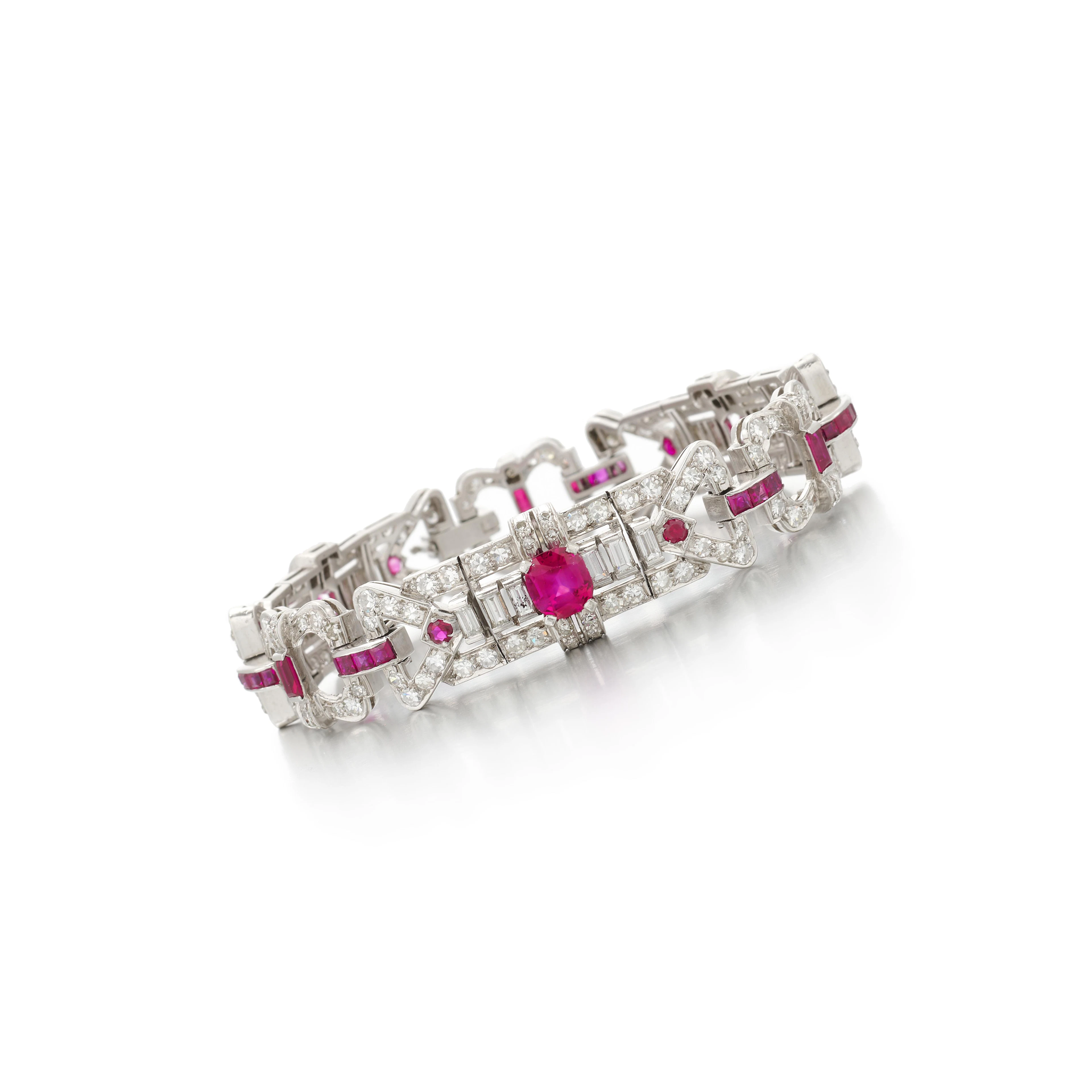 Ruby and diamond bracelet (Bracciale in rubini e diamanti)