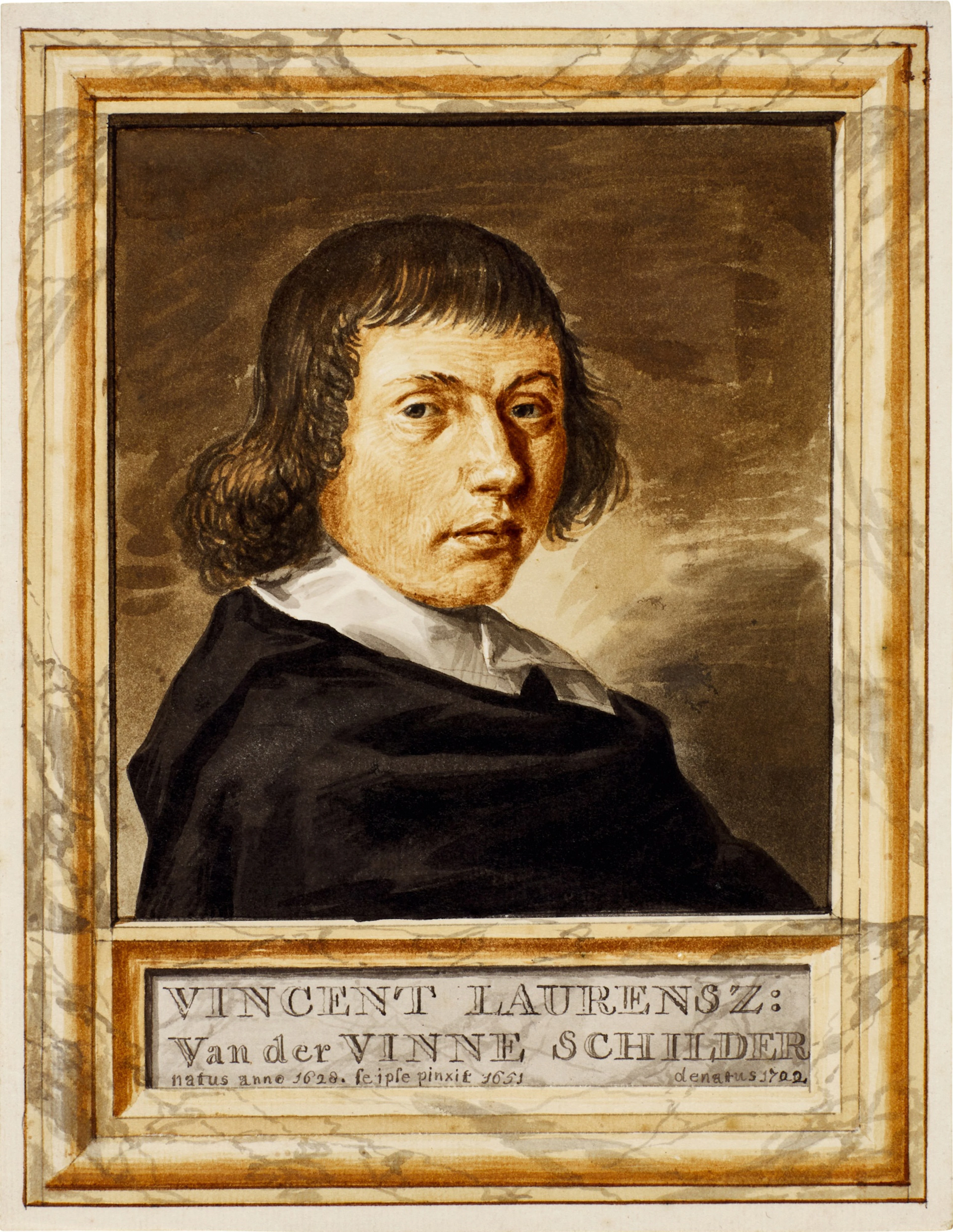 Portrait of Vincent Laurensz. van der Vinne (1628-1702)