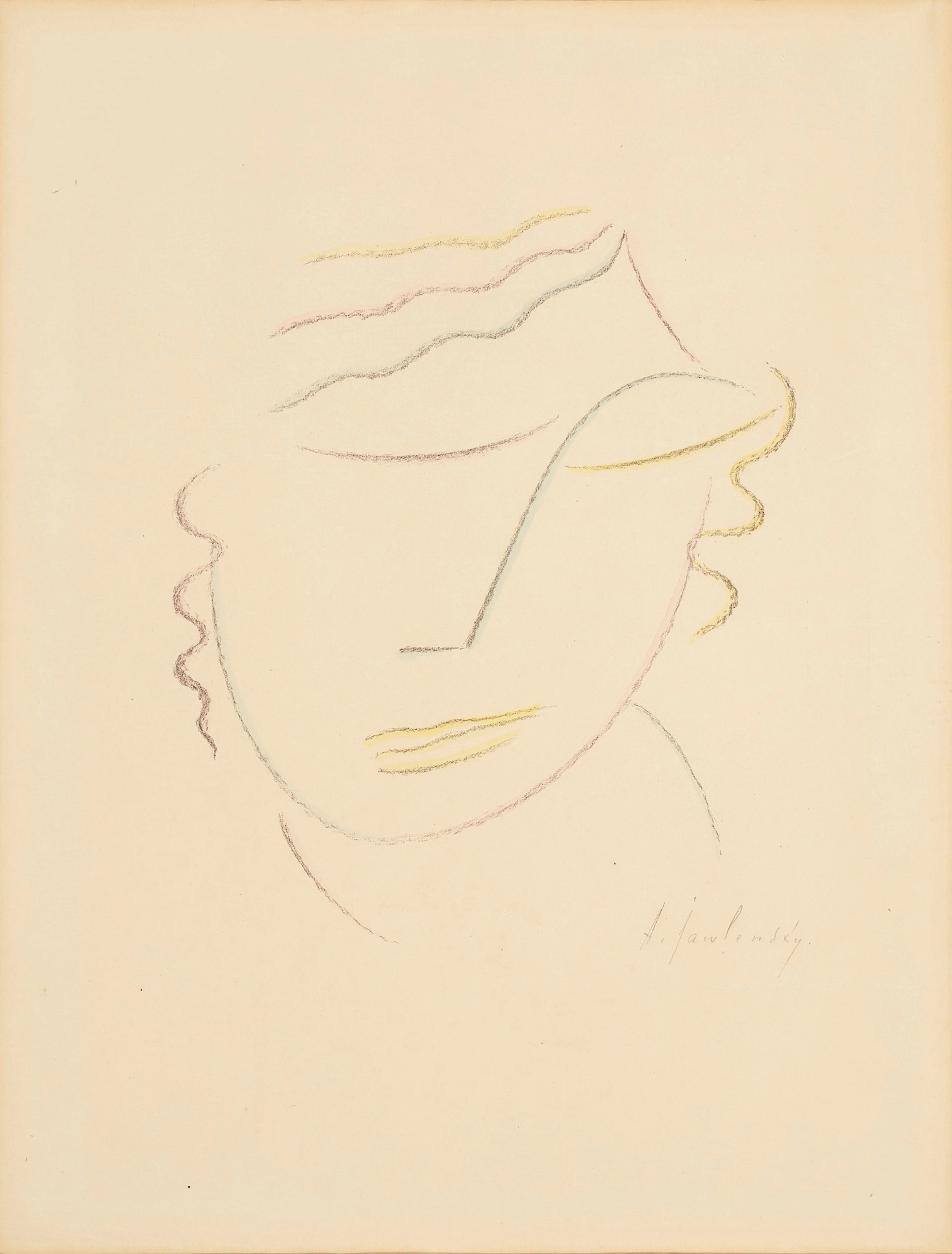 Kopf (hingebend II) (Rosenbach 31)