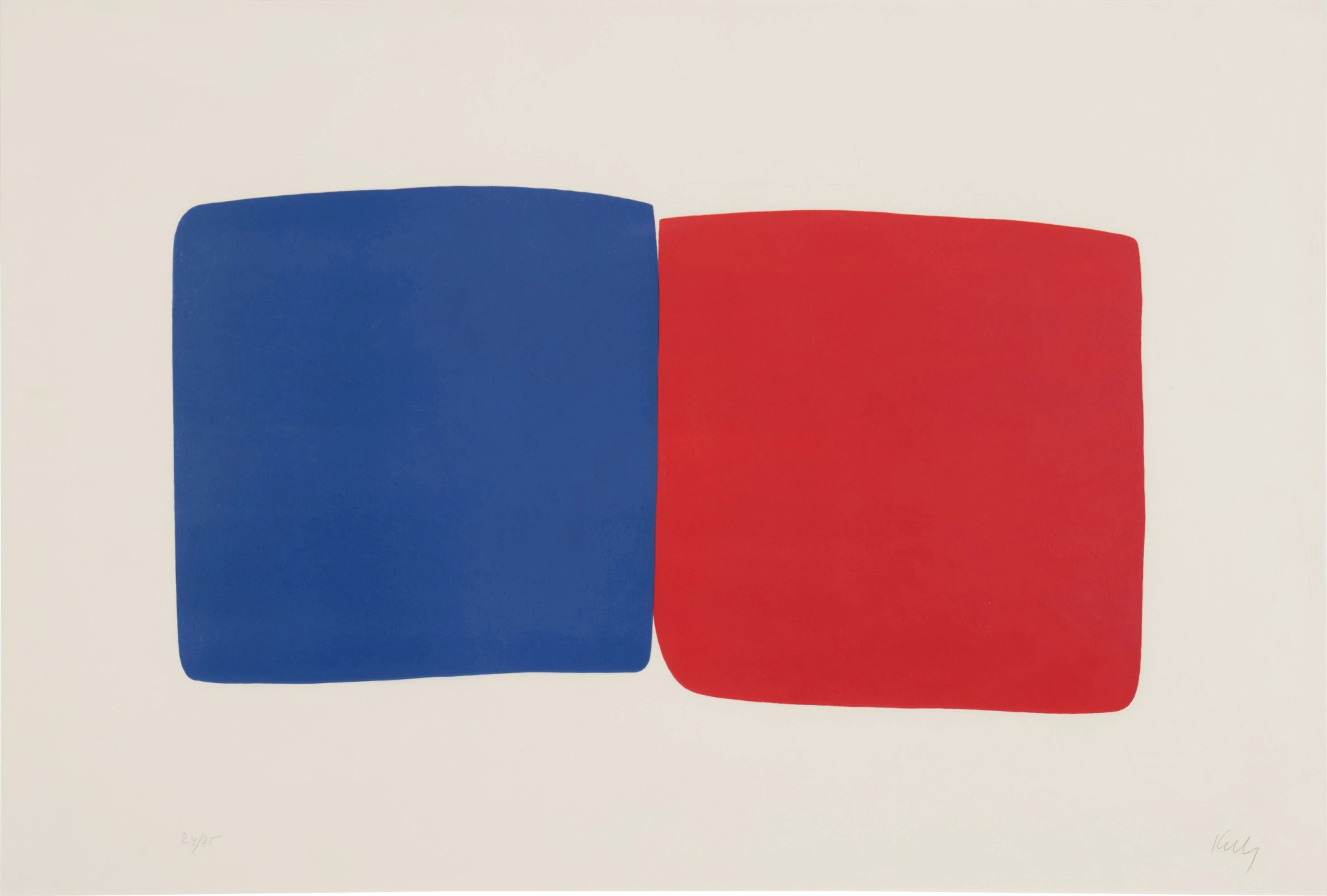 Dark Blue and Red (Bleu Foncé et Rouge)