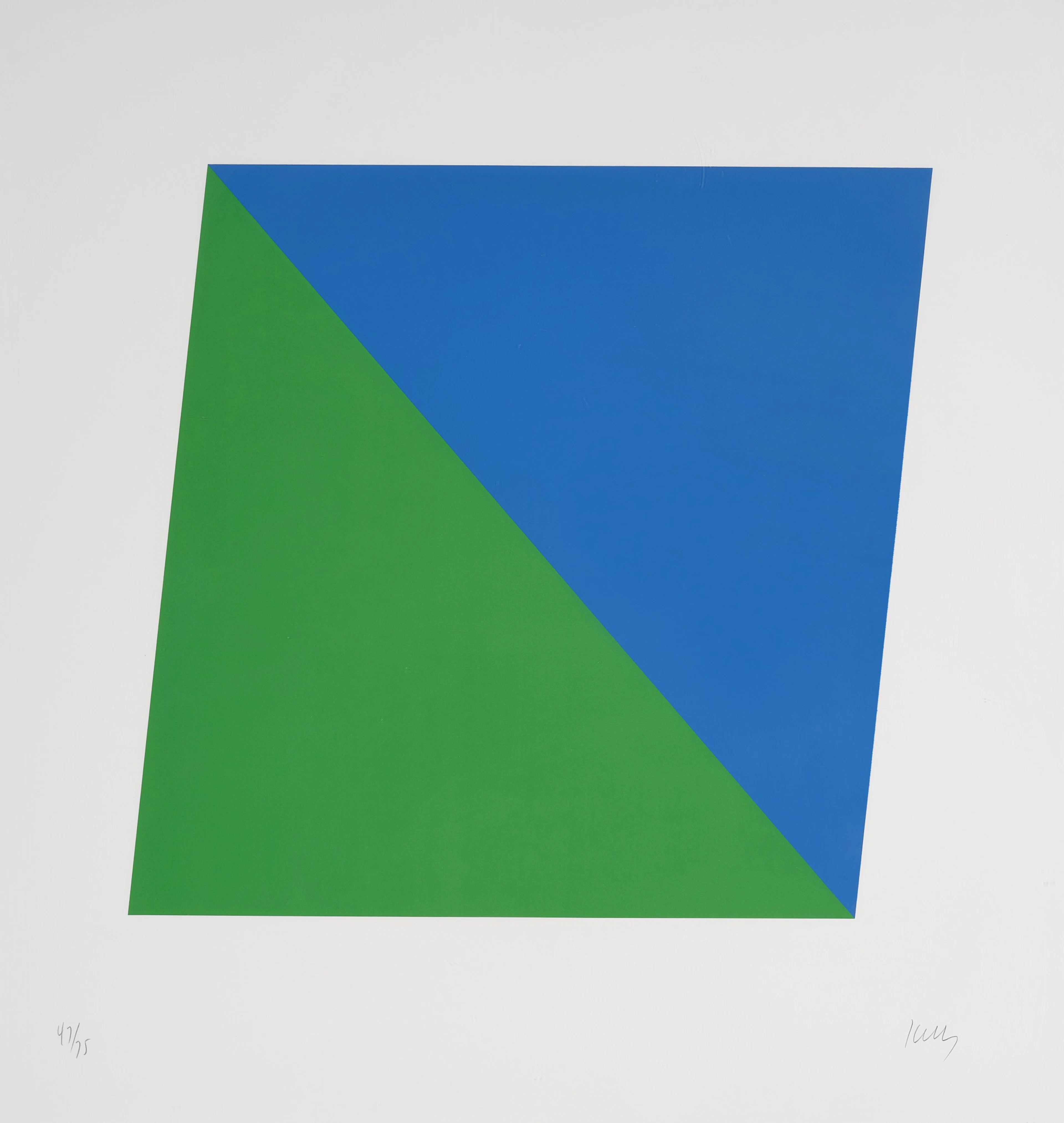 Blue Green, from Series of Ten Lithographs (A. 65)