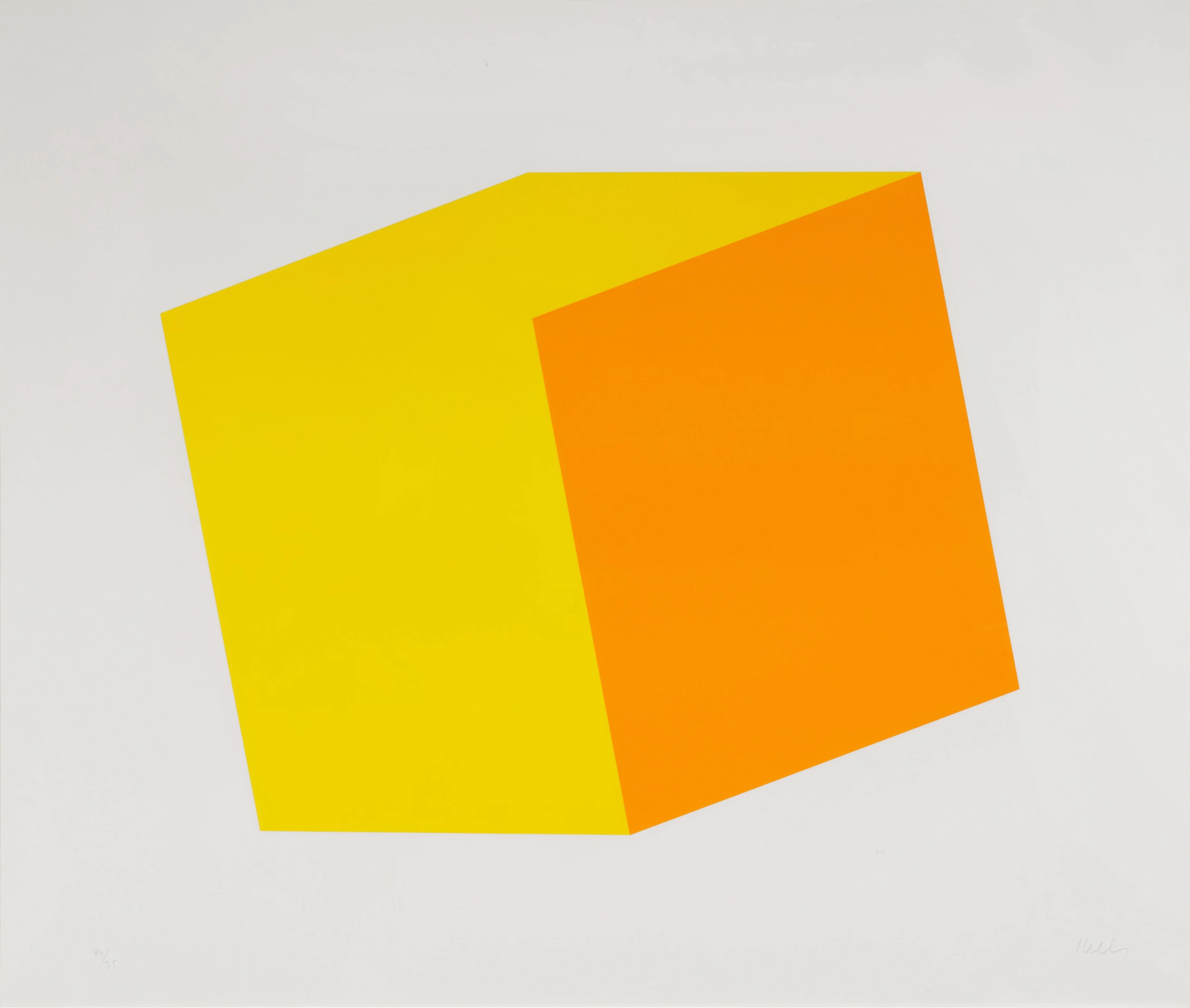 Yellow Orange, from Series of Ten Lithographs (A. 70)