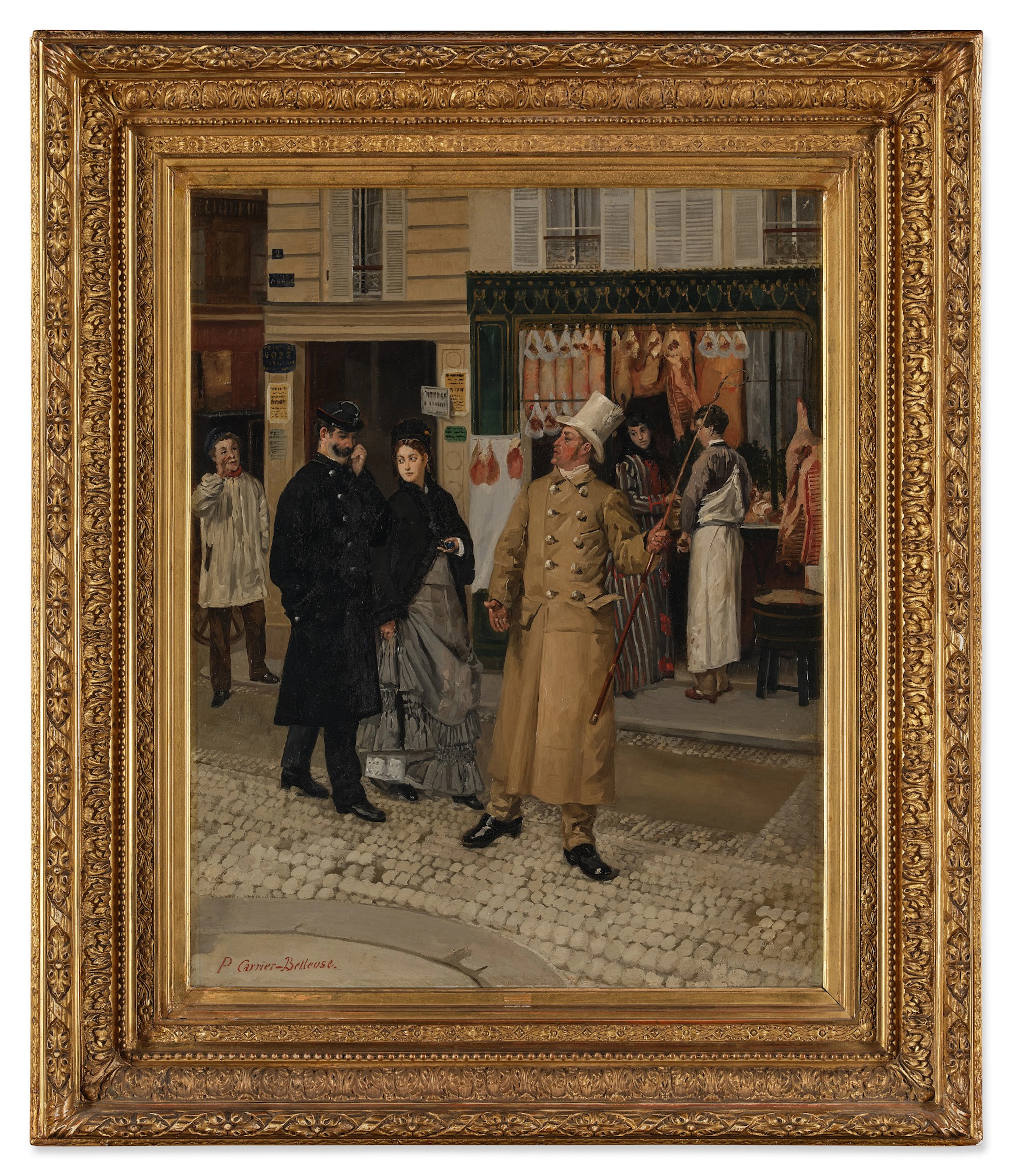 Outside the Butcher's