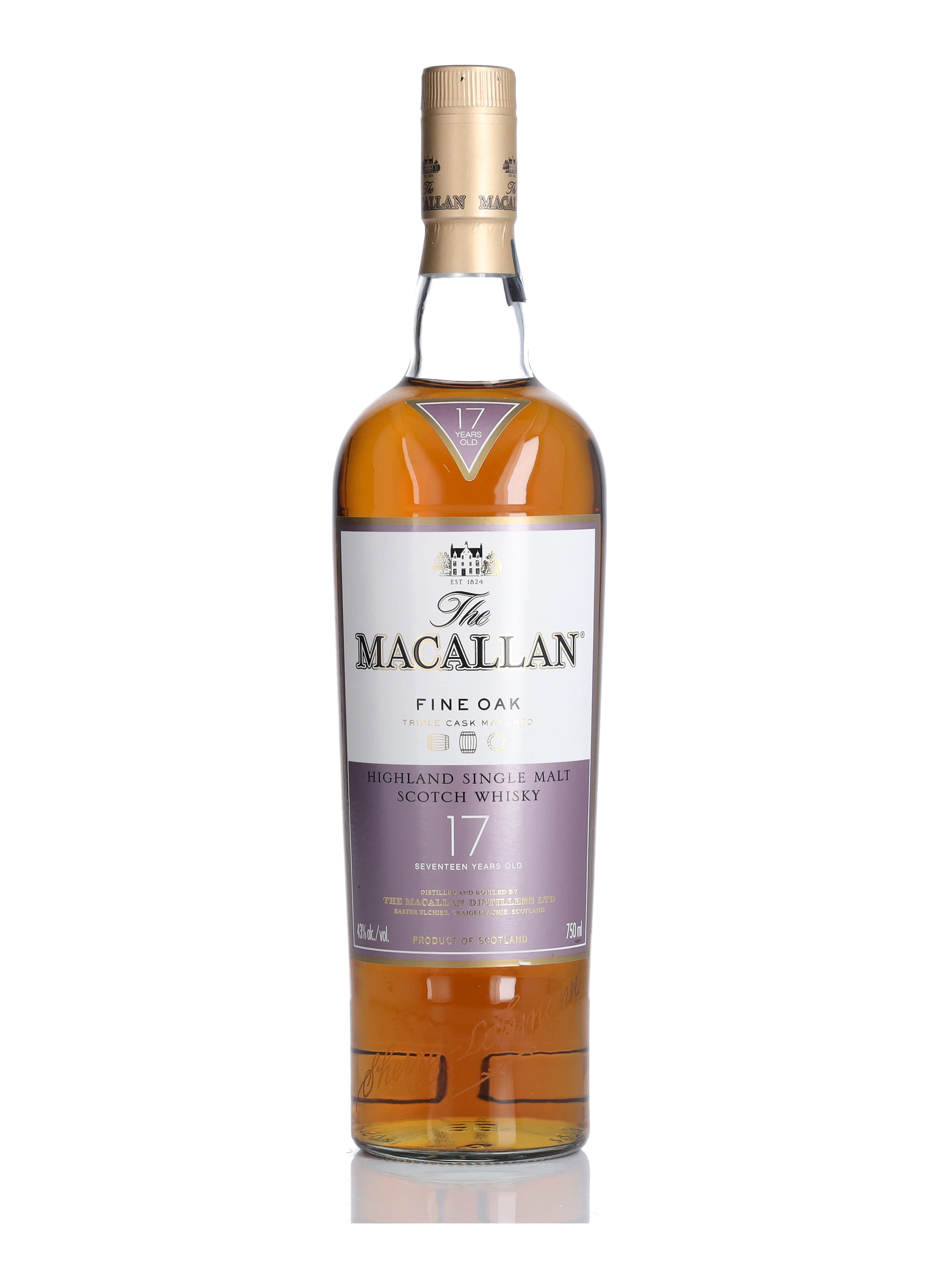 The Macallan 17 Year Old Fine Oak 43.0 abv NV (1 BT 75cl)