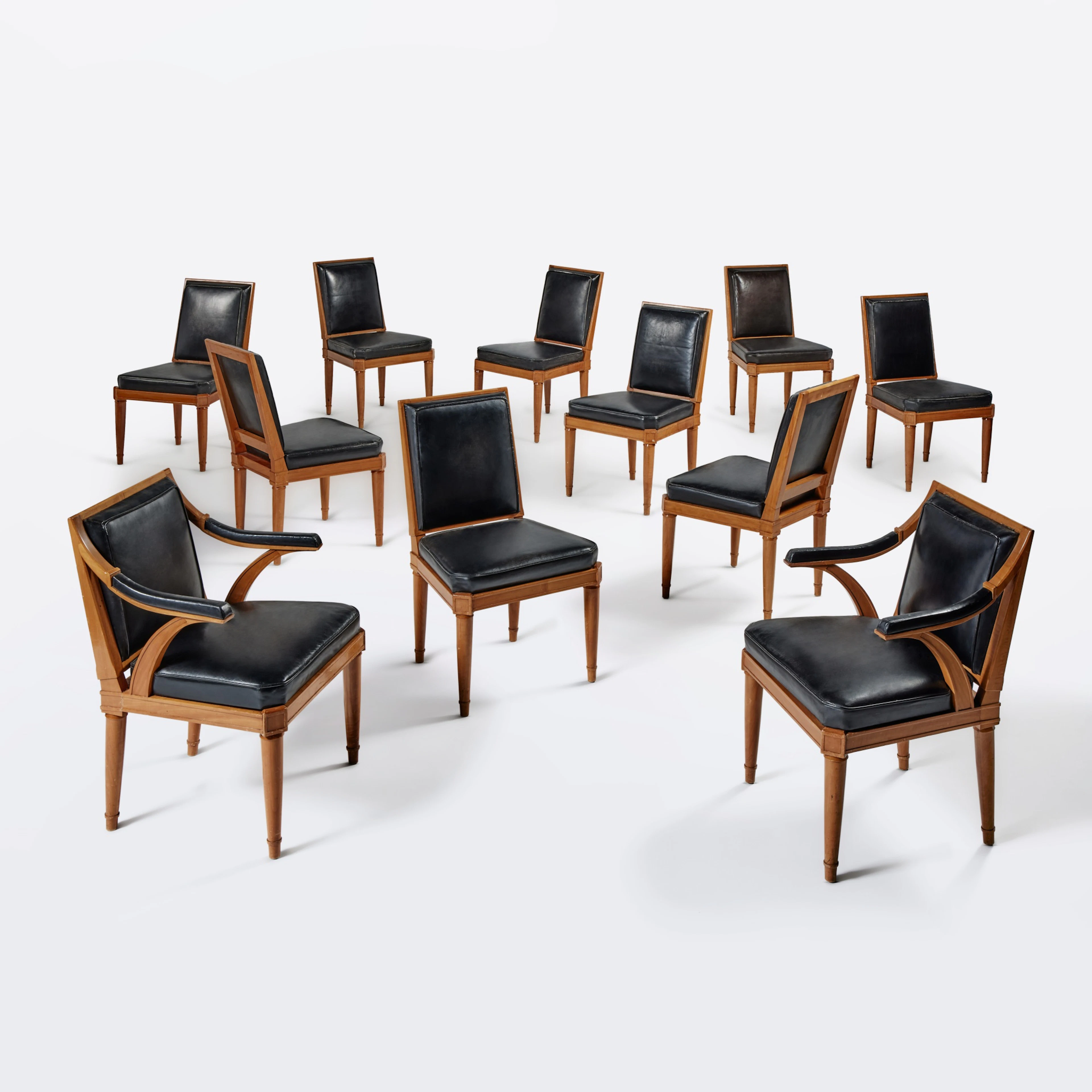 Set of Ten Dining Chairs