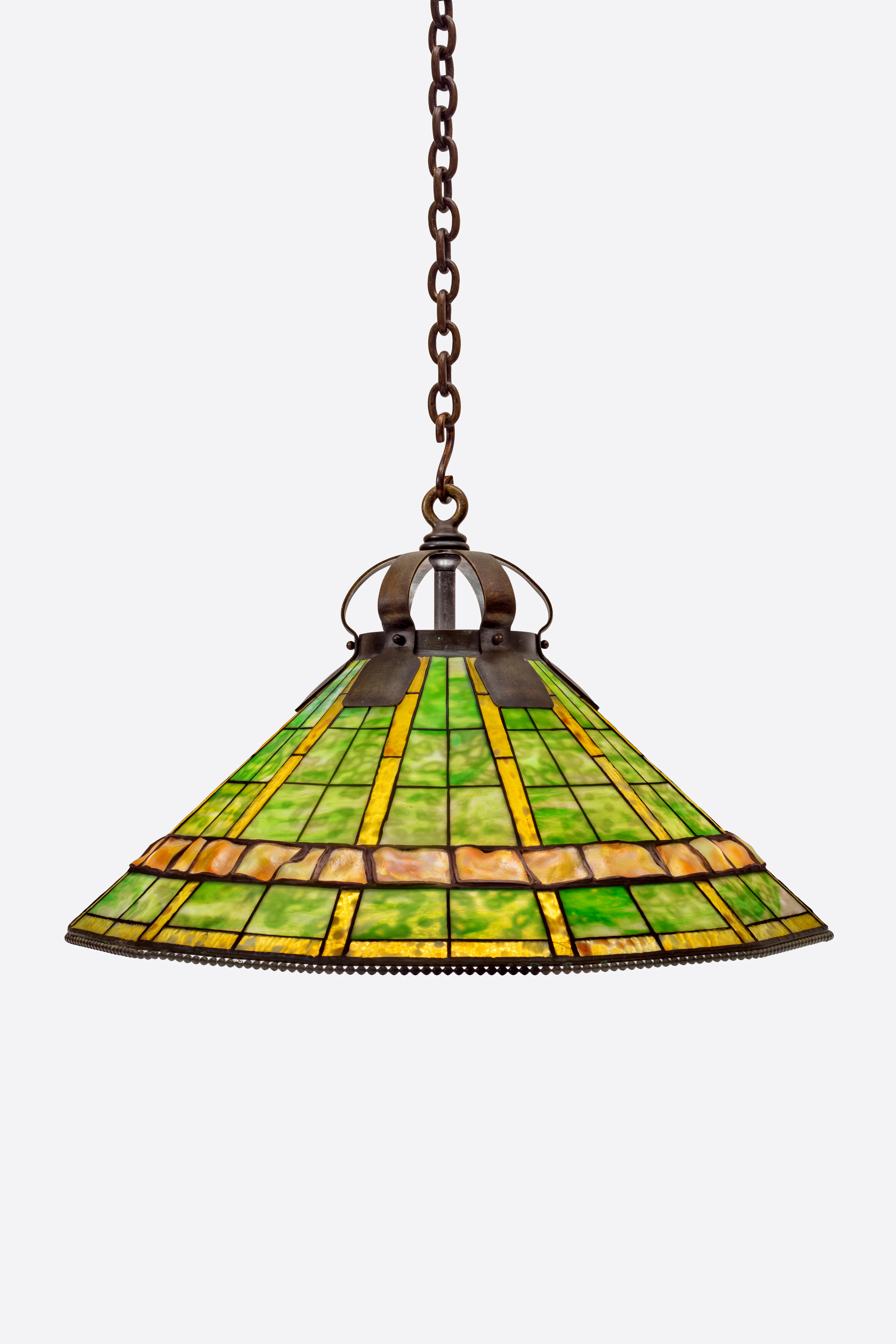 "Geometric and Turtle-Back" Chandelier