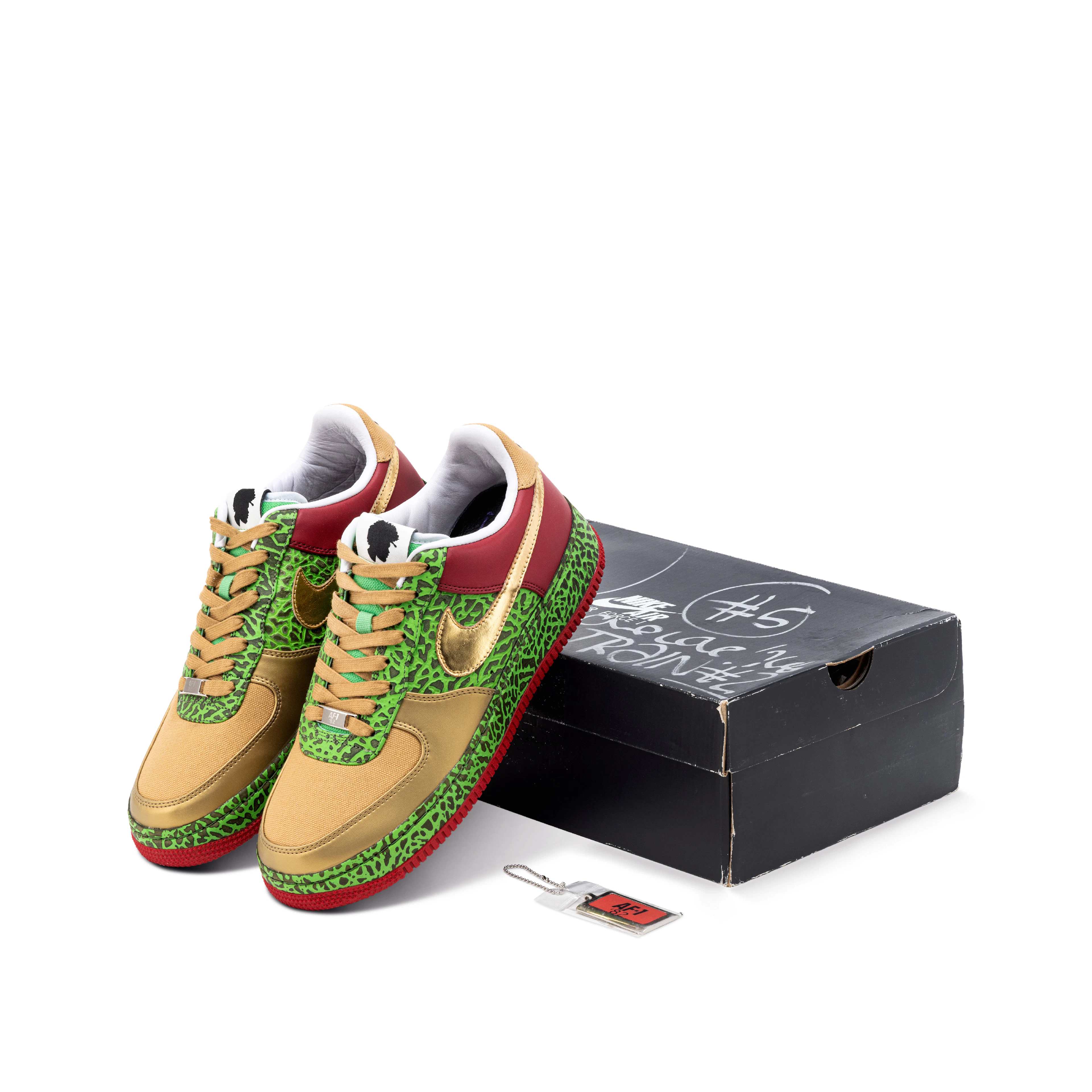 Ike Air Force 1 Low 'Questlove Gold Toe’ | Questlove Signed Box | Size 9