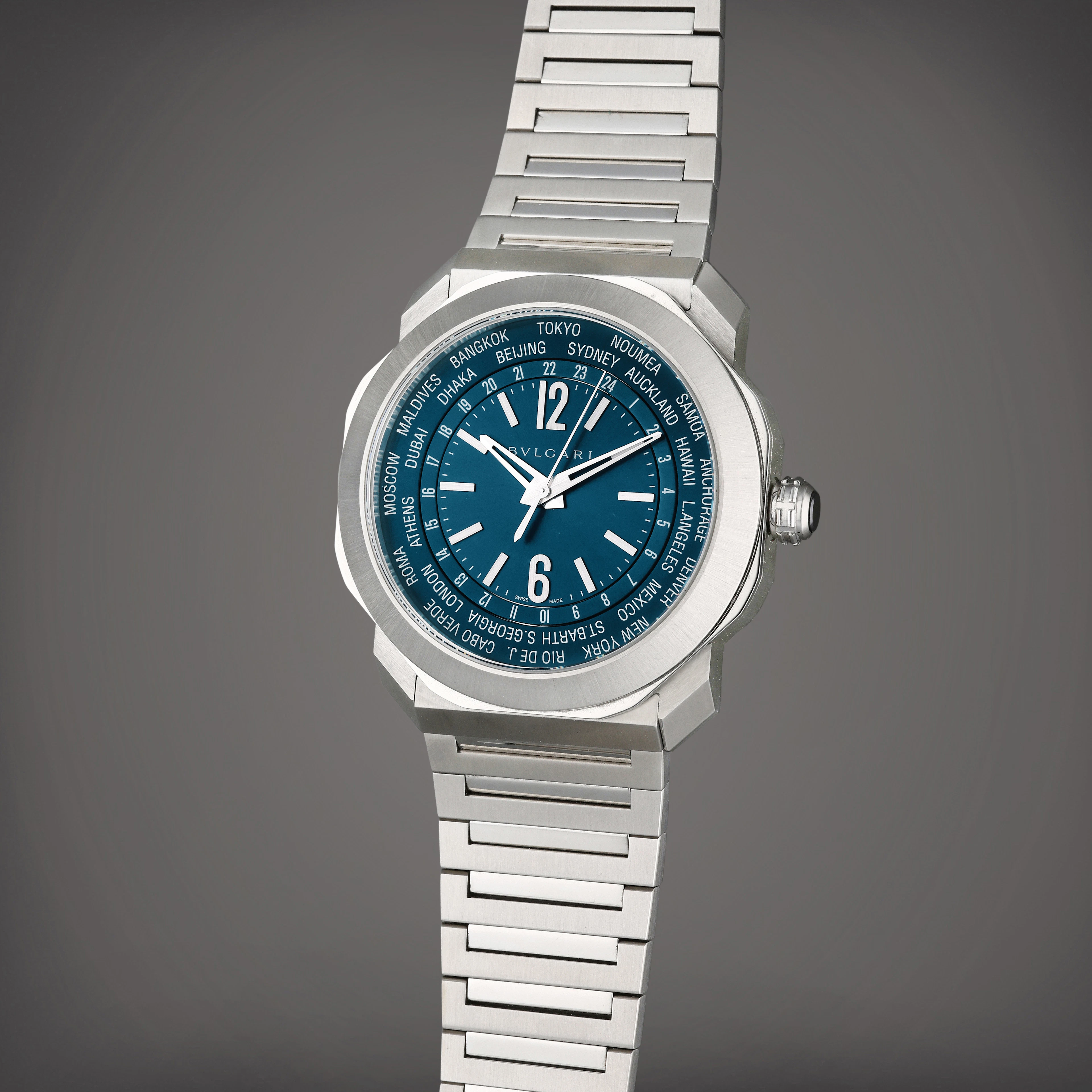 Reference 103481 Octo Roma World Time | An octagonal...