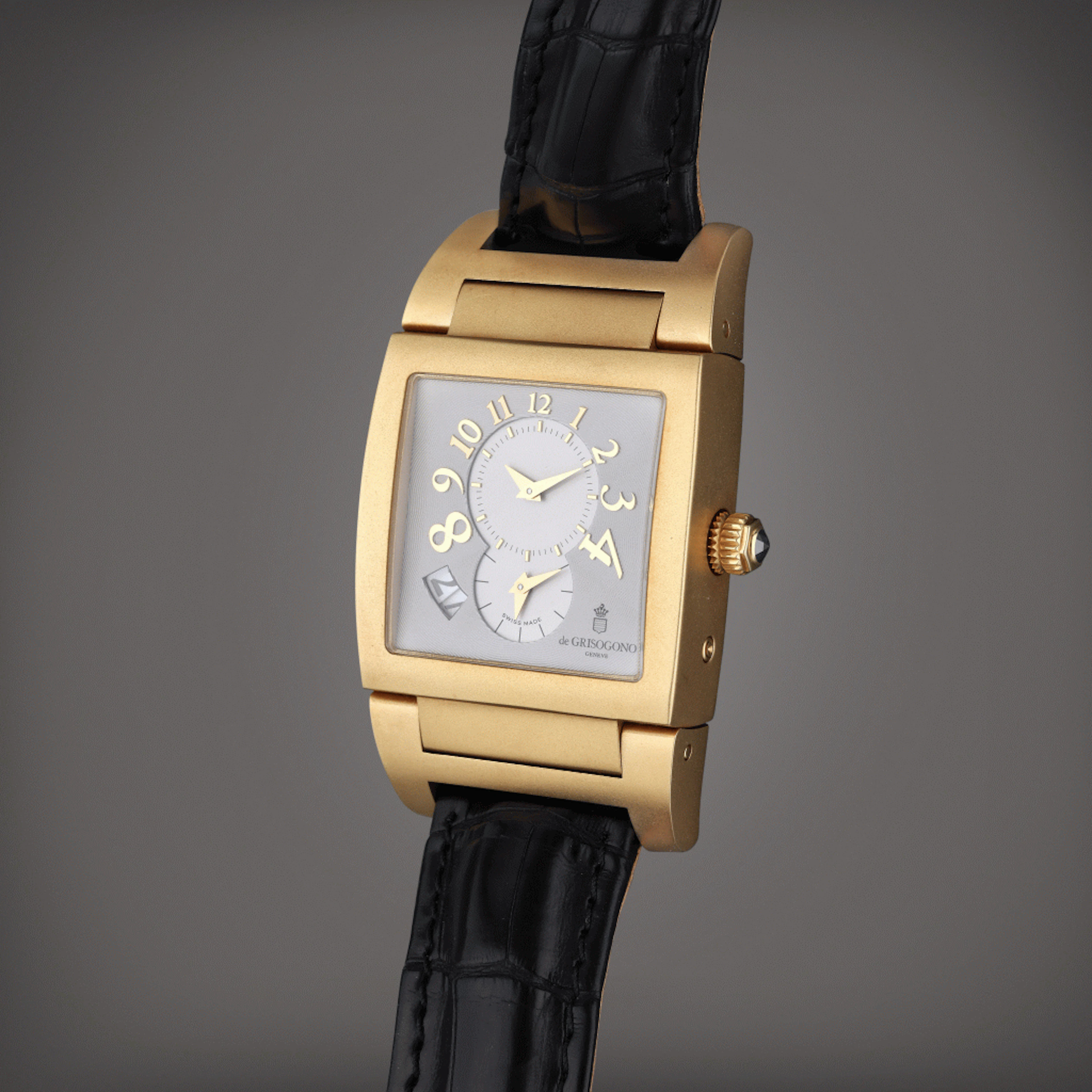 Instrumento UNO / DF | A limited edition yellow gold automatic wristwatch
