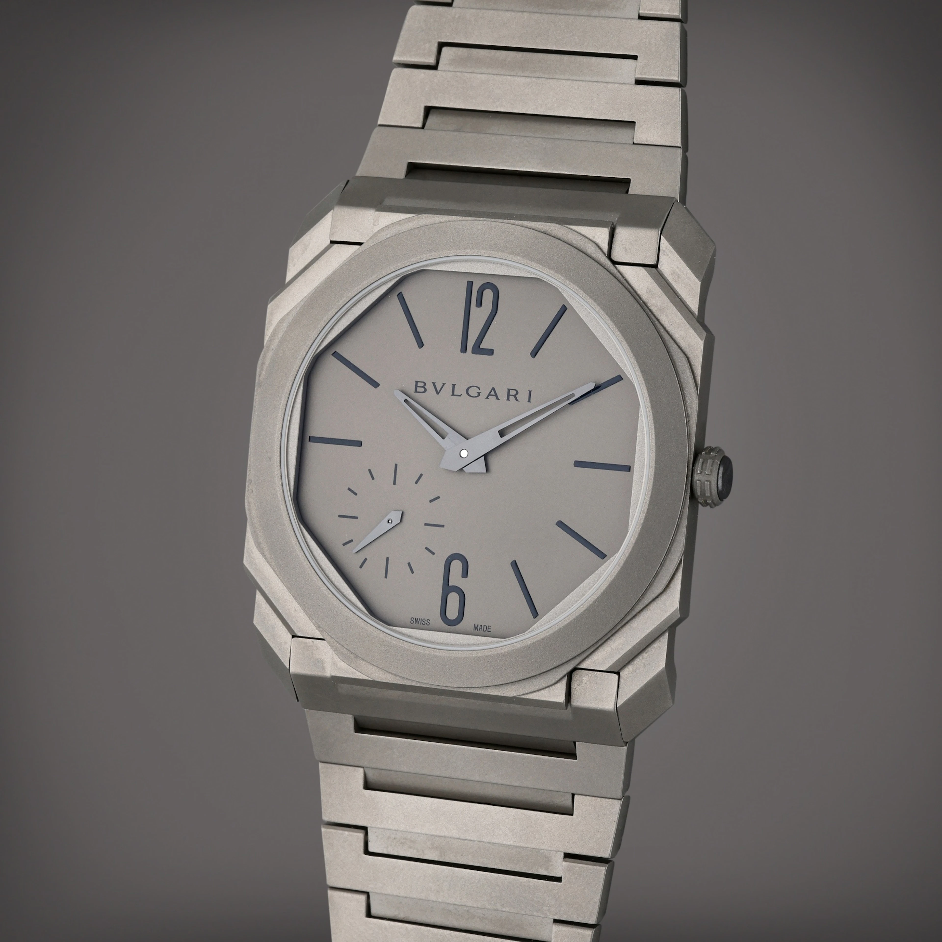 Reference 102713 Octo Finissimo | A titanium octagonal automatic wristwatch