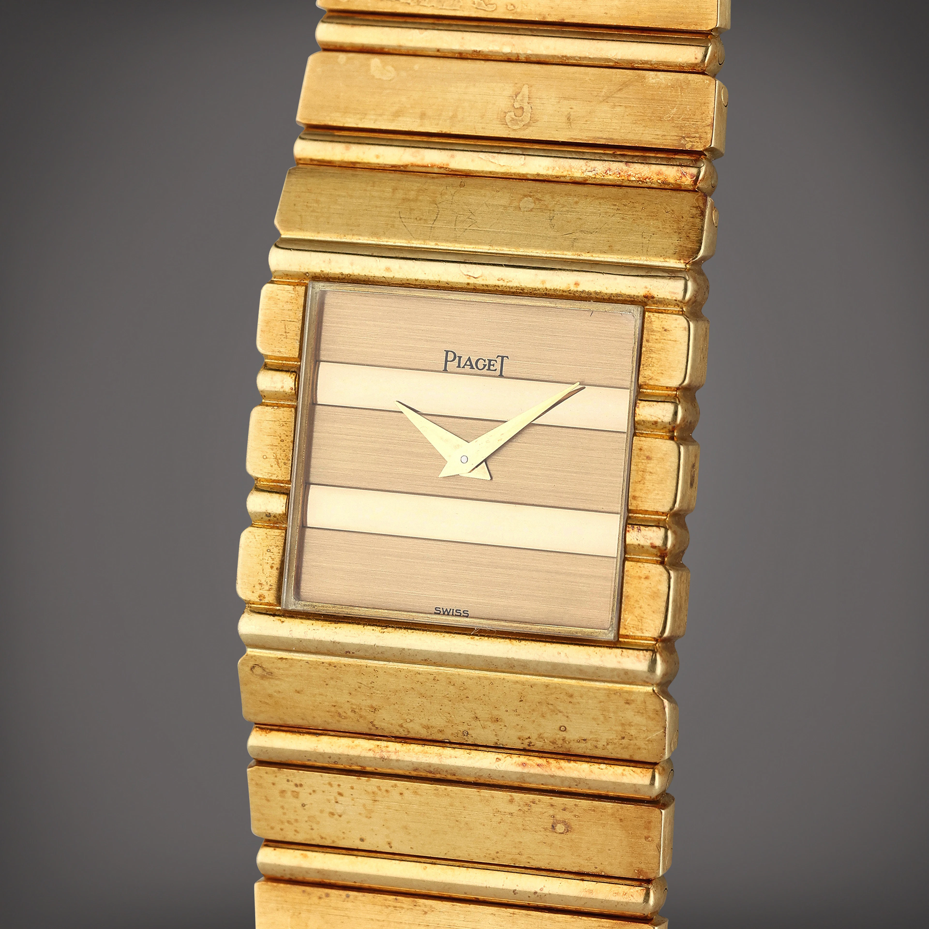 Reference 7131C 701 Piaget Polo | A yellow gold bracelet watch, Circa 1983