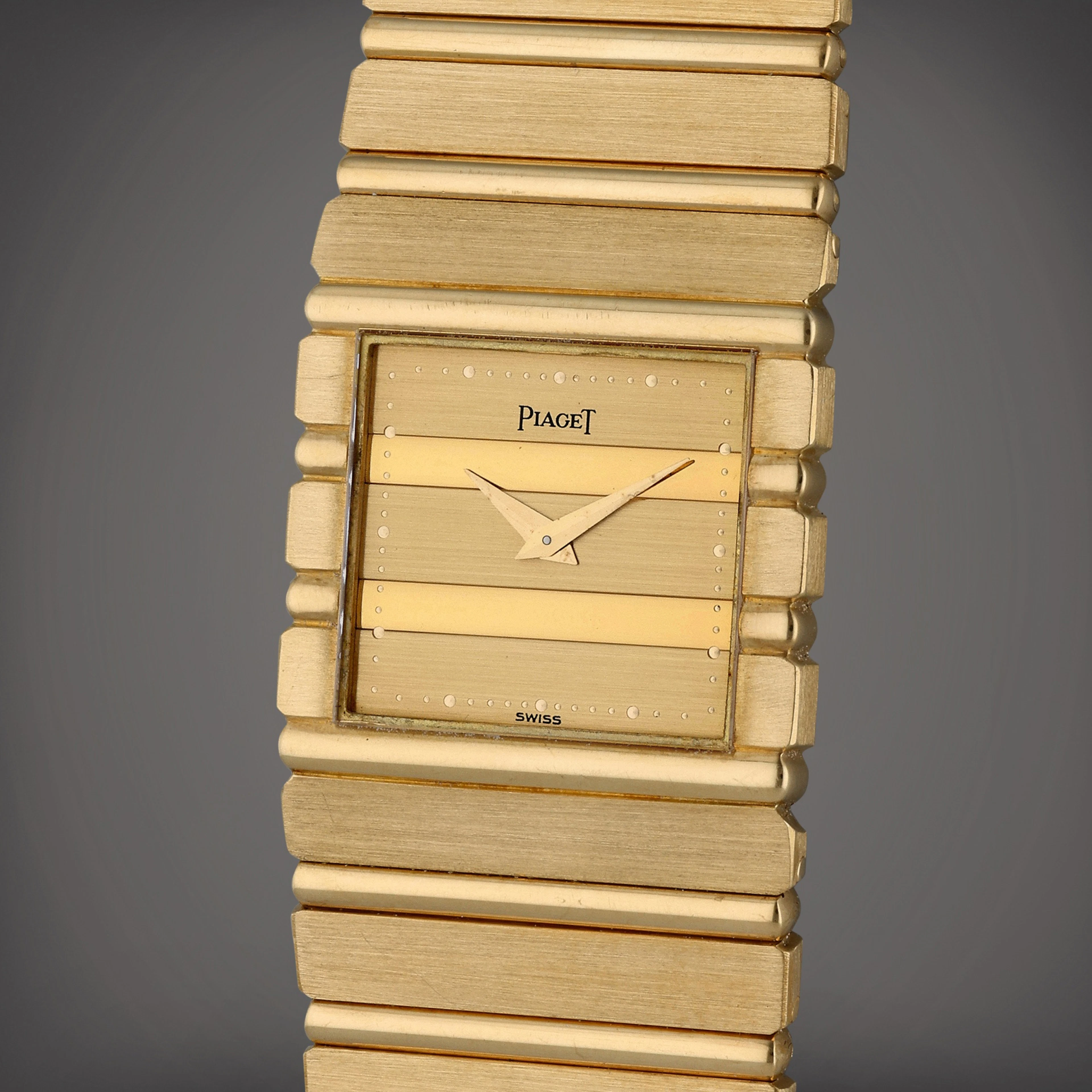 Reference 7131C 701 Piaget Polo | A yellow gold bracelet watch, Circa 1985