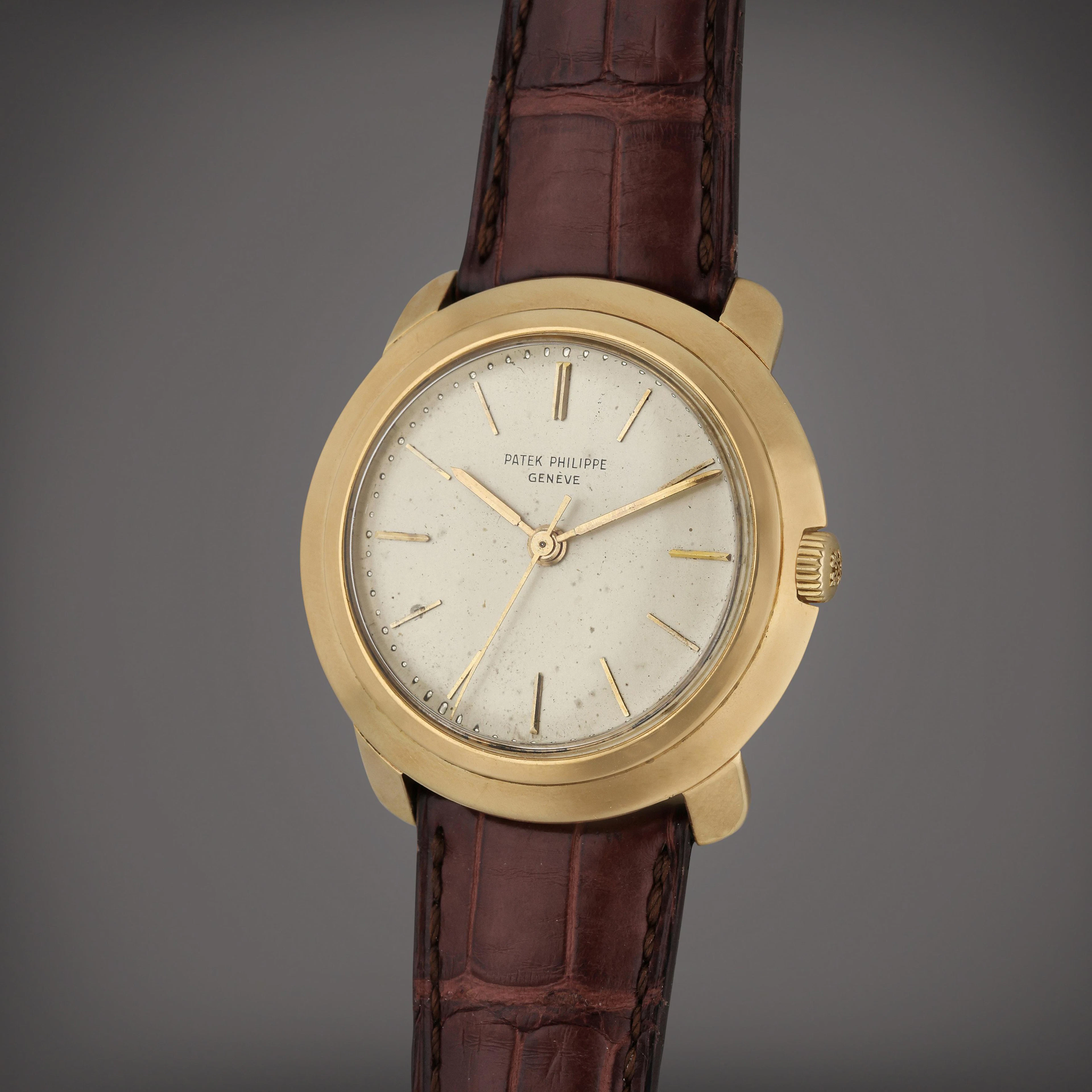 Reference 2582 Calatrava ‘Flying Saucer’| A yellow gold wristwatch, Circa 1957
