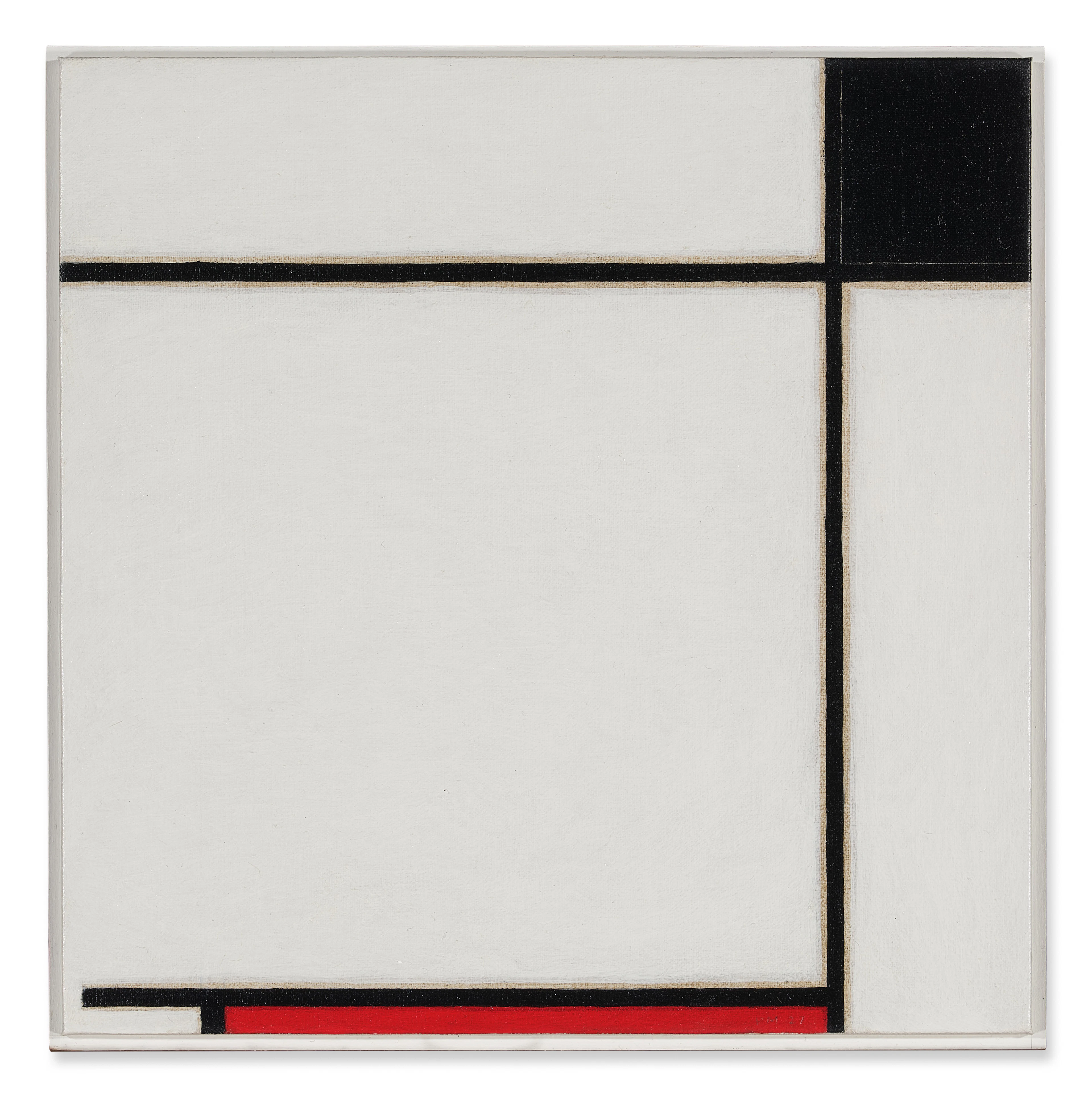 Piet Mondrian, ‘Composition with Black, Red and Gray', 1927