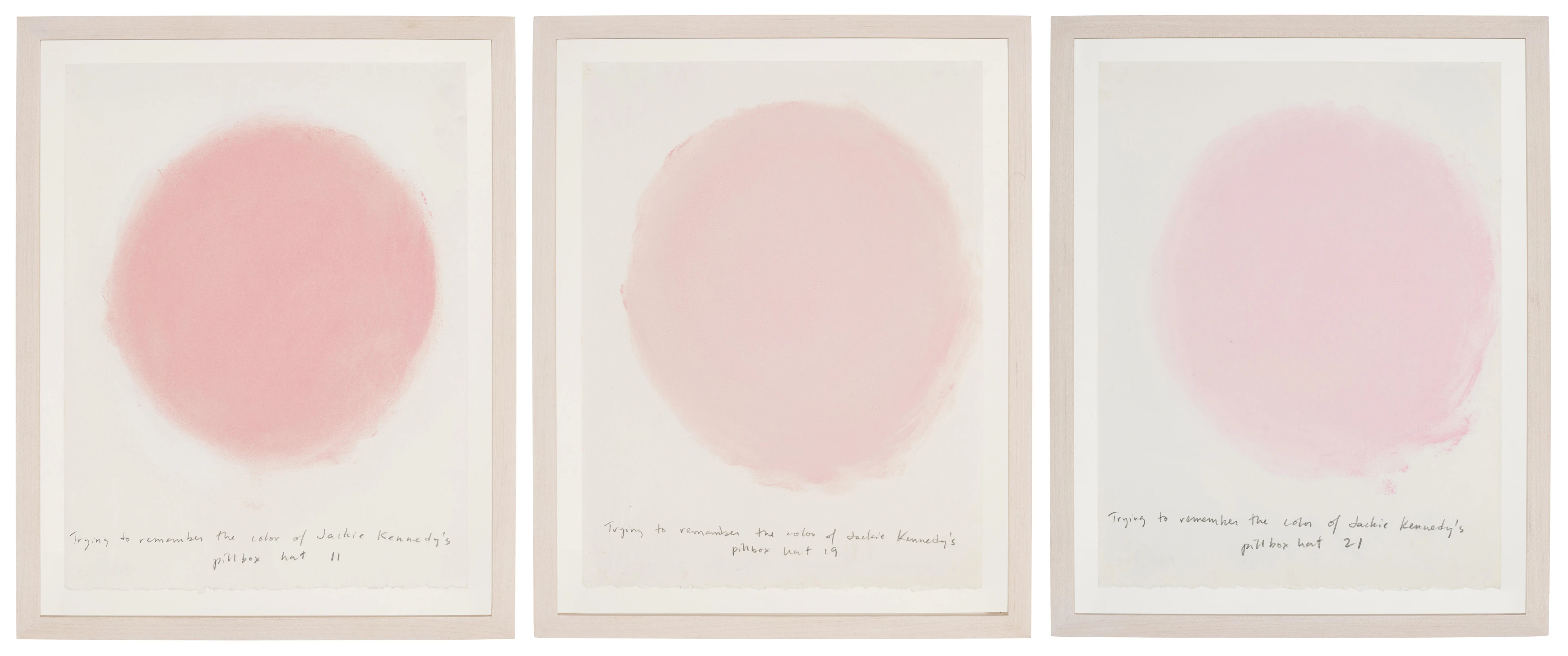 I. Trying to Remember the Color of Jackie Kennedy's Pillbox Hat No