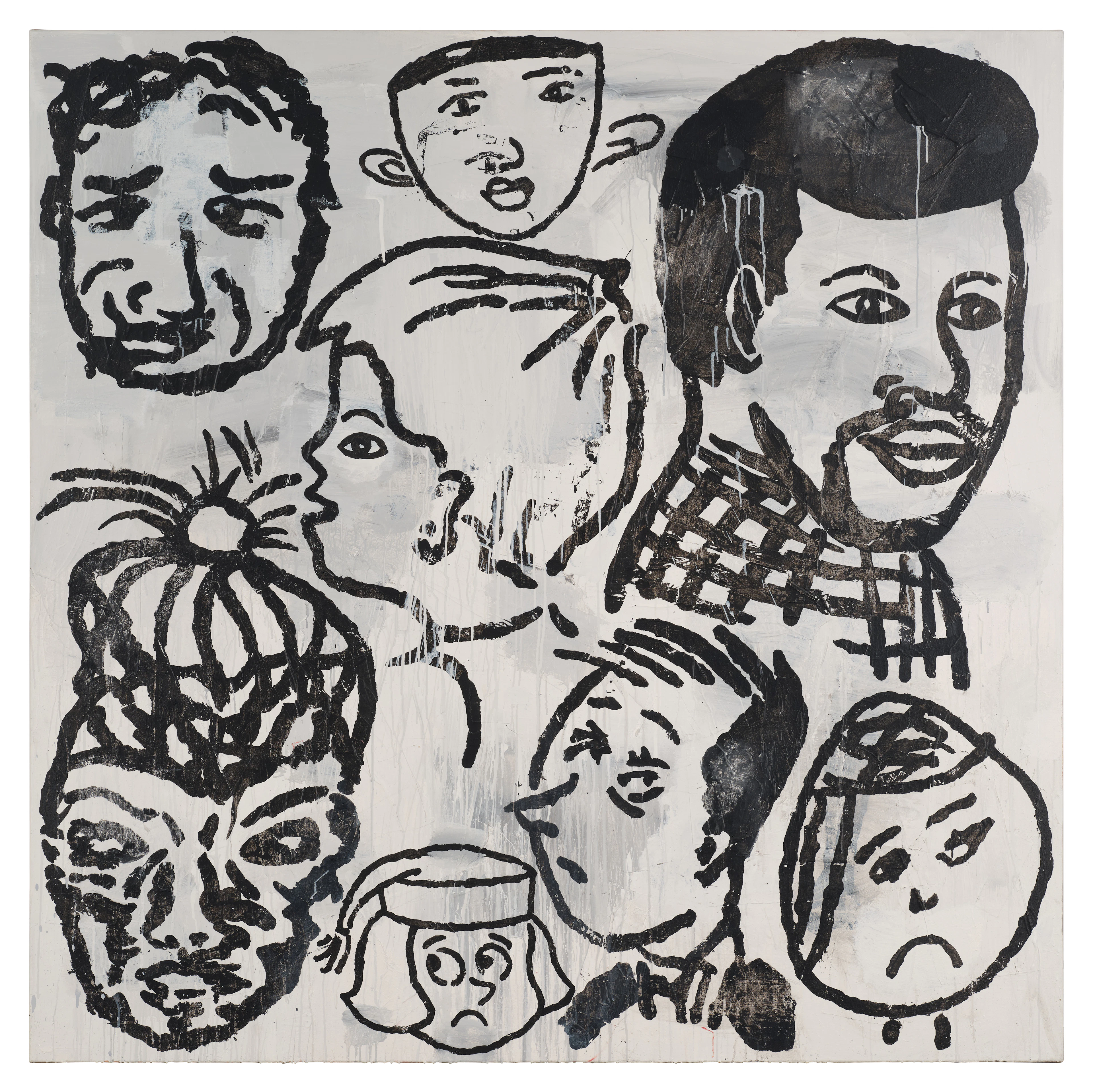Crowd Painting #3-B