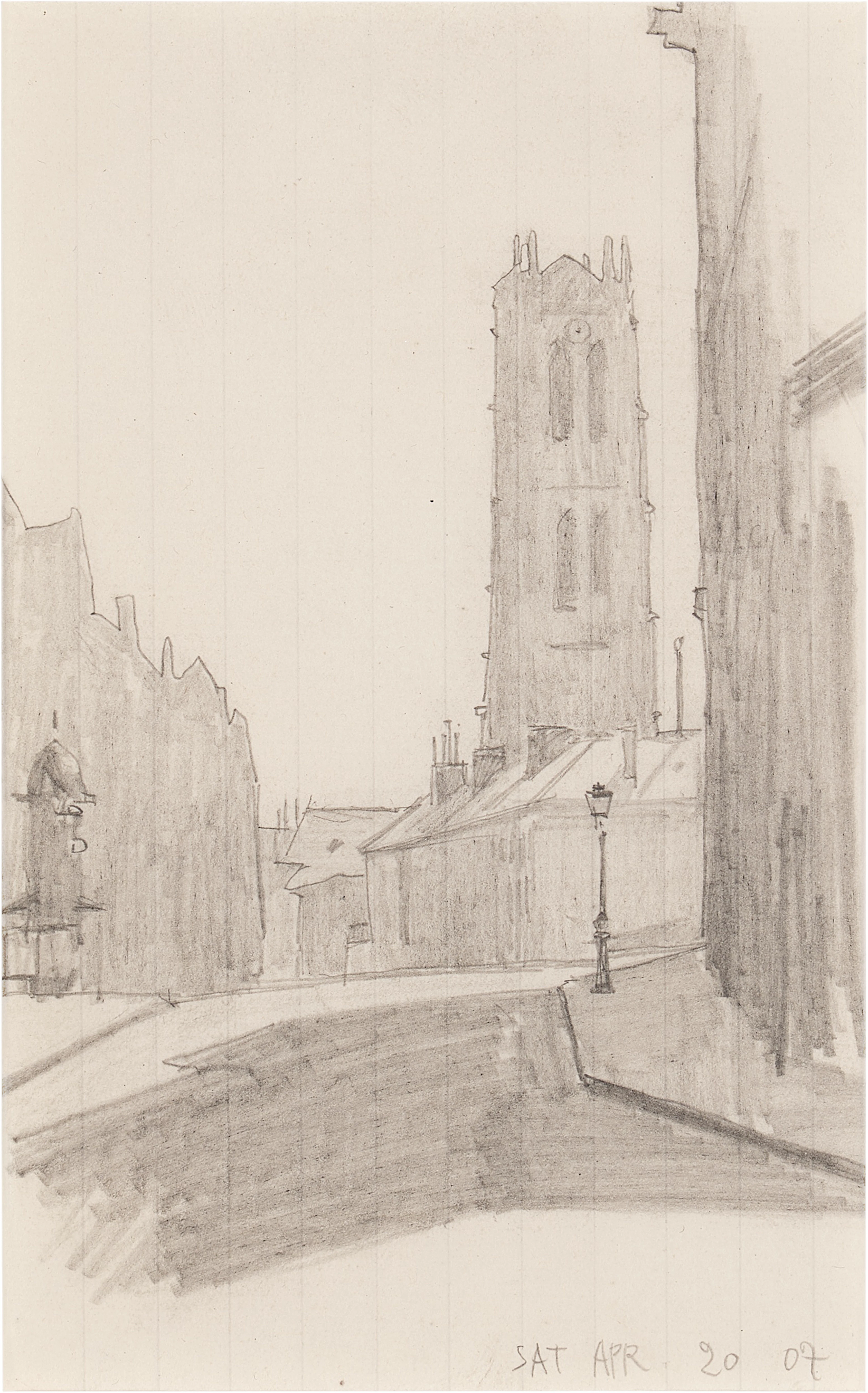 View of Tour Clovis, former Abbey Sainte-Geneviève, Paris